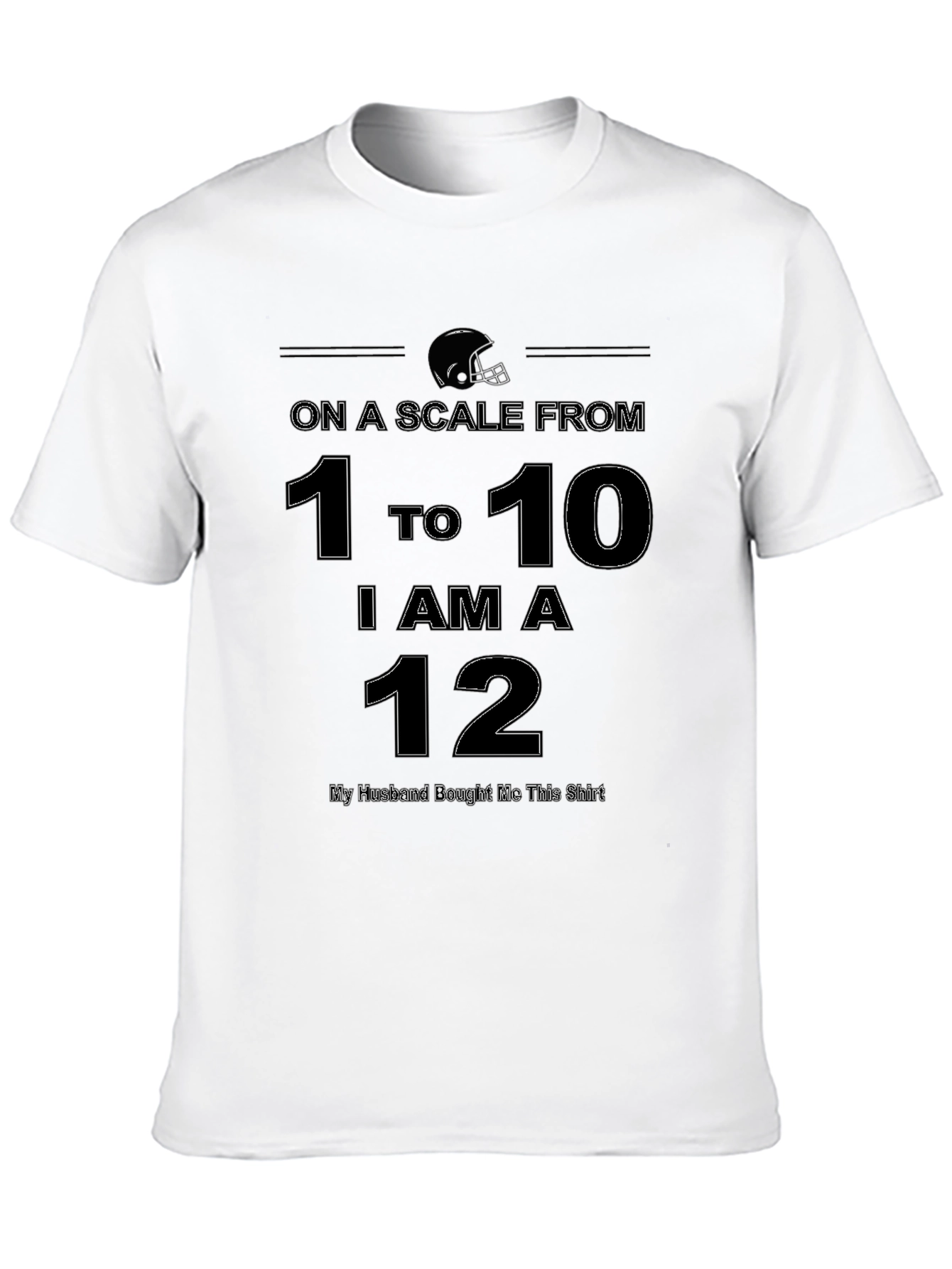 Black Funny "I'm a 12" T-Shirt - Football Lover Gift view 10