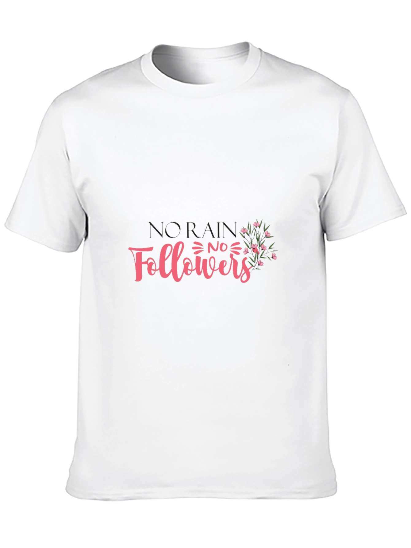 Black No Rain No Flowers Graphic T-Shirt - Black view 10