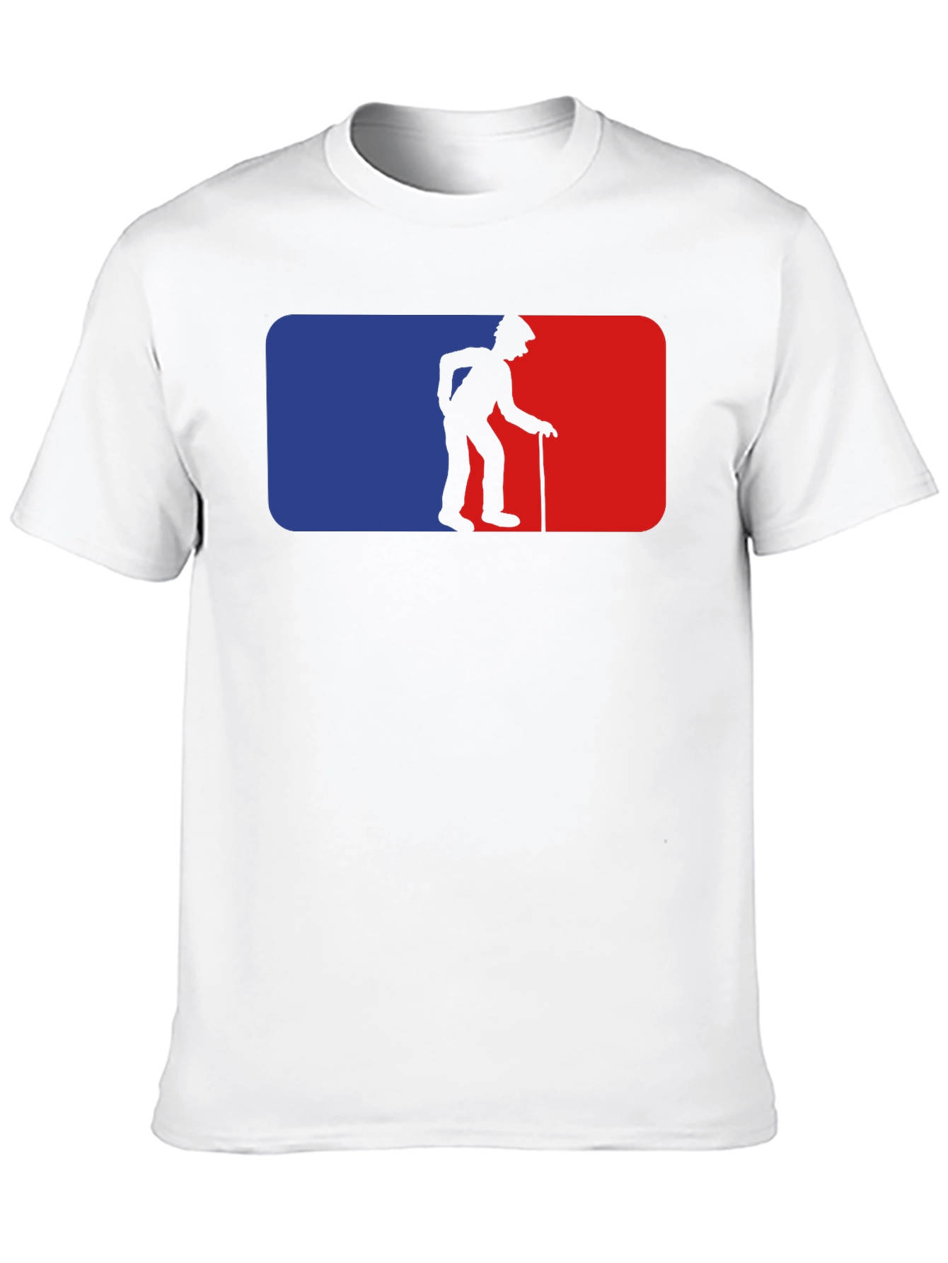 Black MLB Parody Old Man Black T-Shirt view 10