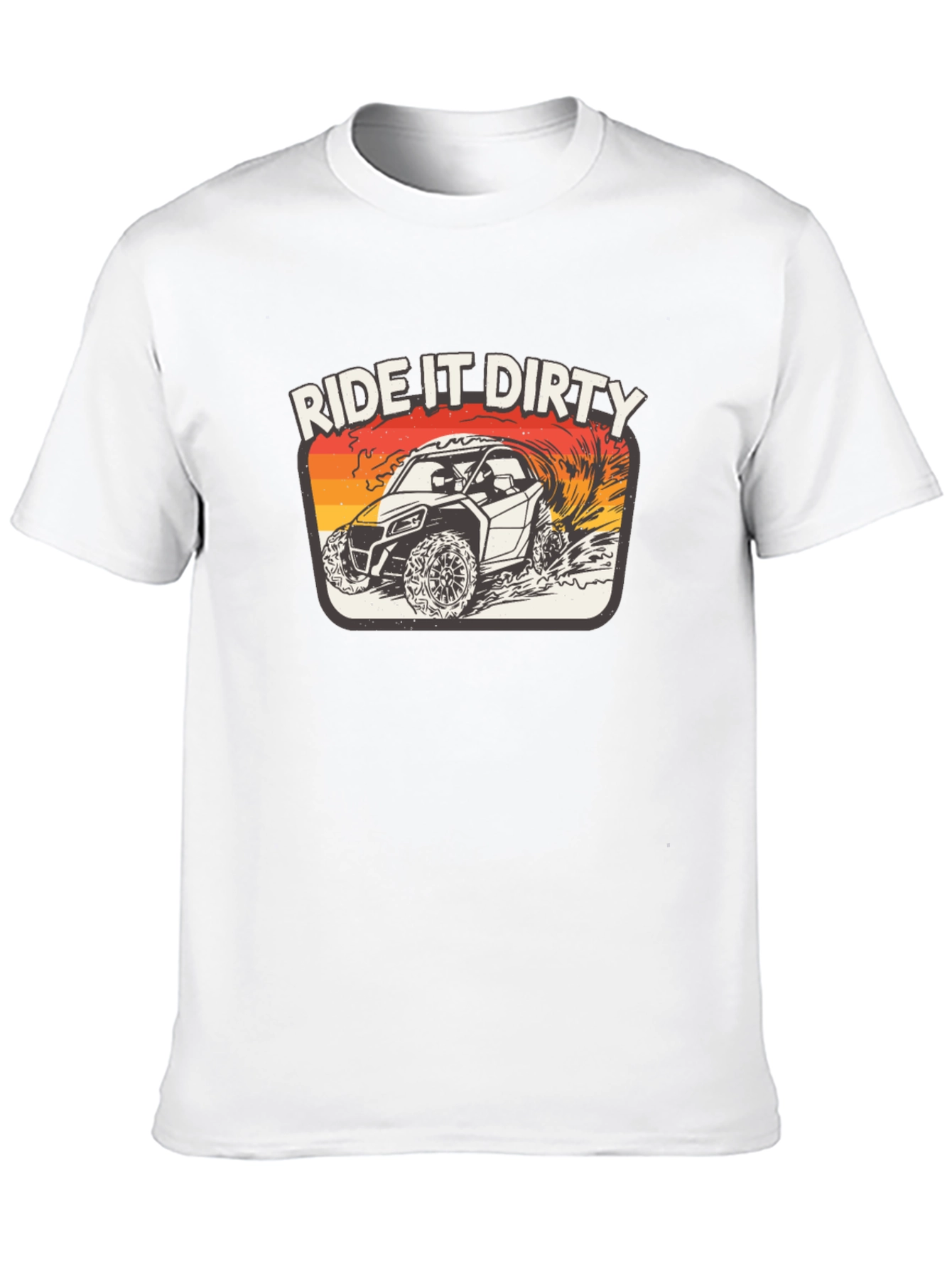 Black Ride It Dirty T-Shirt - Off Road Adventure view 10