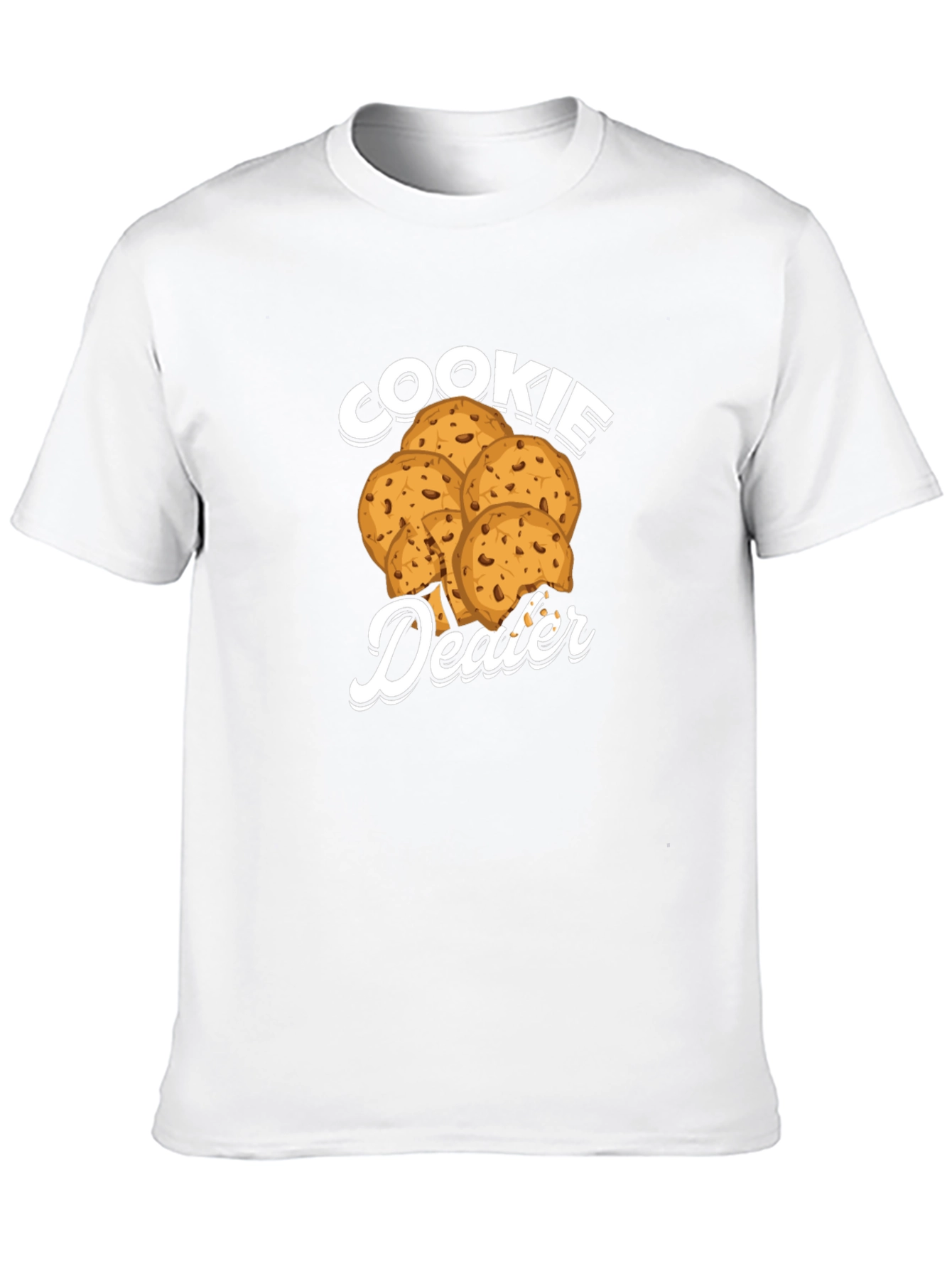 Black Cookie Dealer Graphic T-Shirt - Funny Novelty Tee view 10