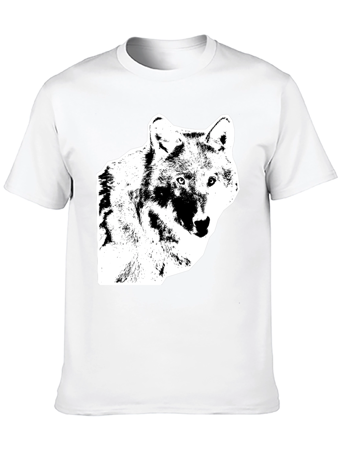 Black Black Wolf Graphic Tee view 10