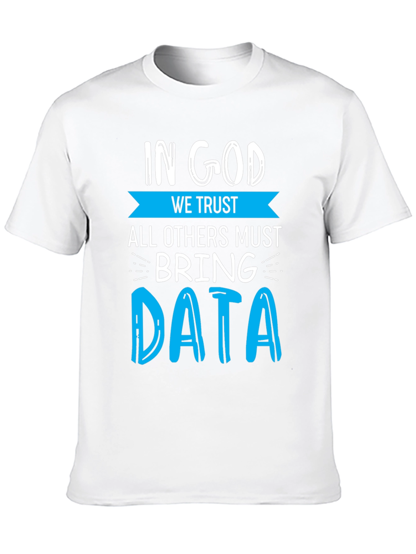 Black In God We Trust Data T-Shirt - Funny Data Science Tee view 10