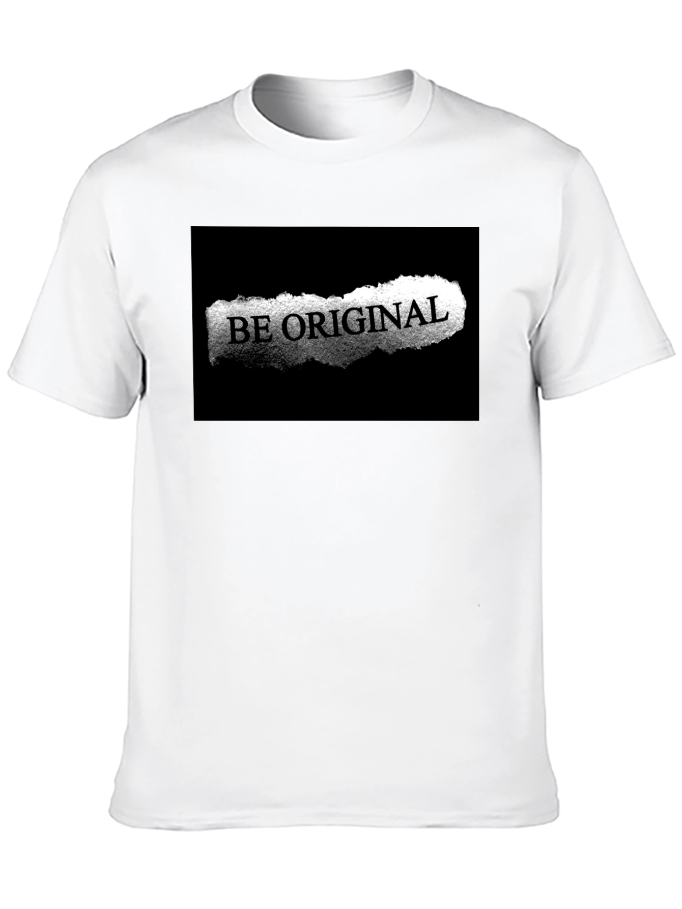 Black Be Original Black Graphic Tee view 10