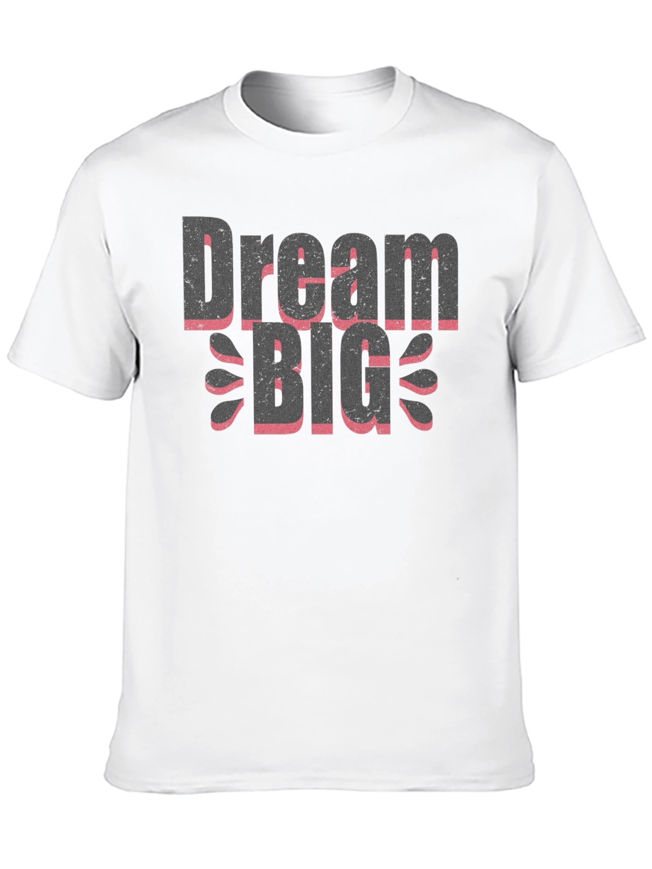 Black Dream Big Graphic Tee - Trendy Black T-Shirt view 10