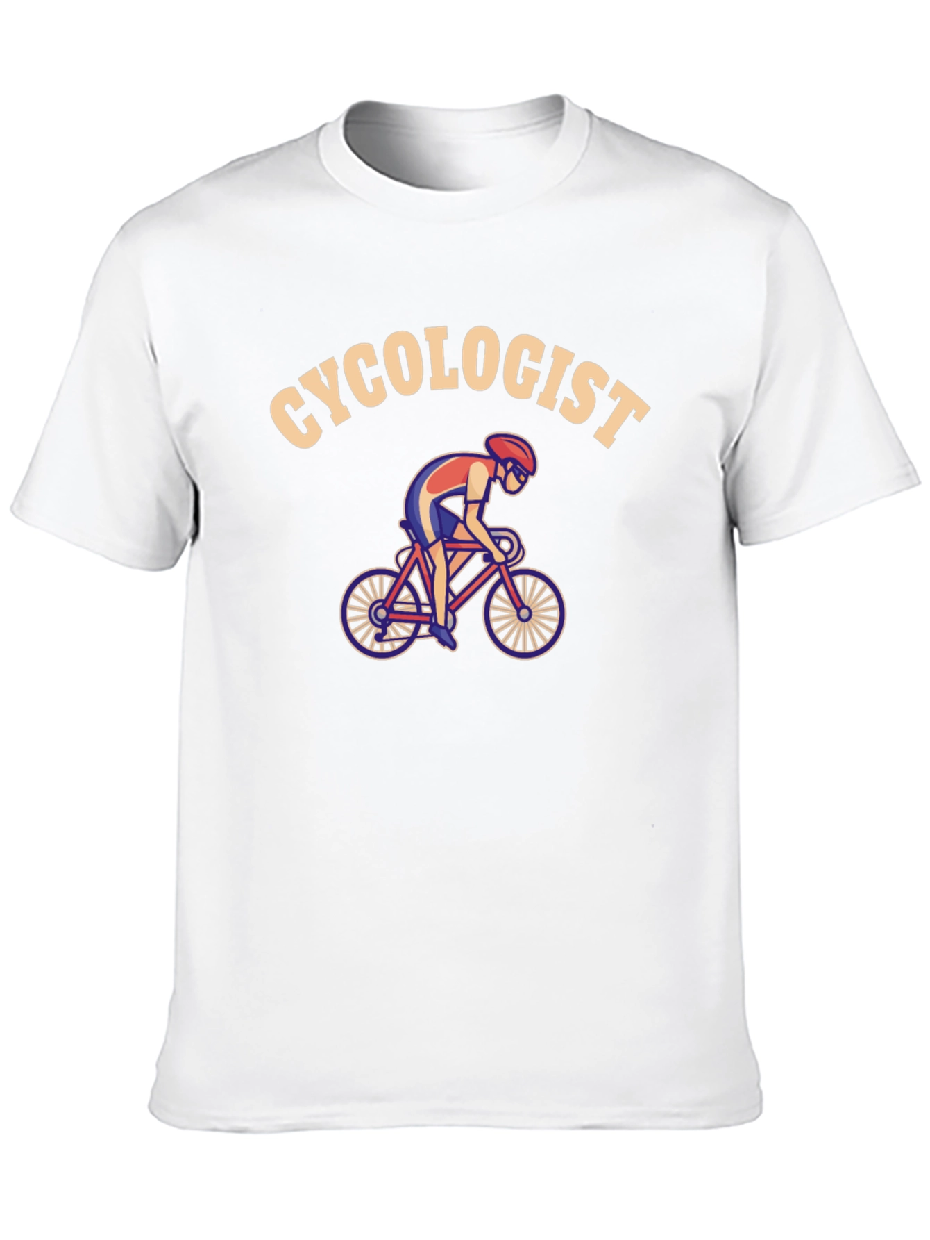 Black Cycologist T-Shirt - Cyclist Humor Tee view 10