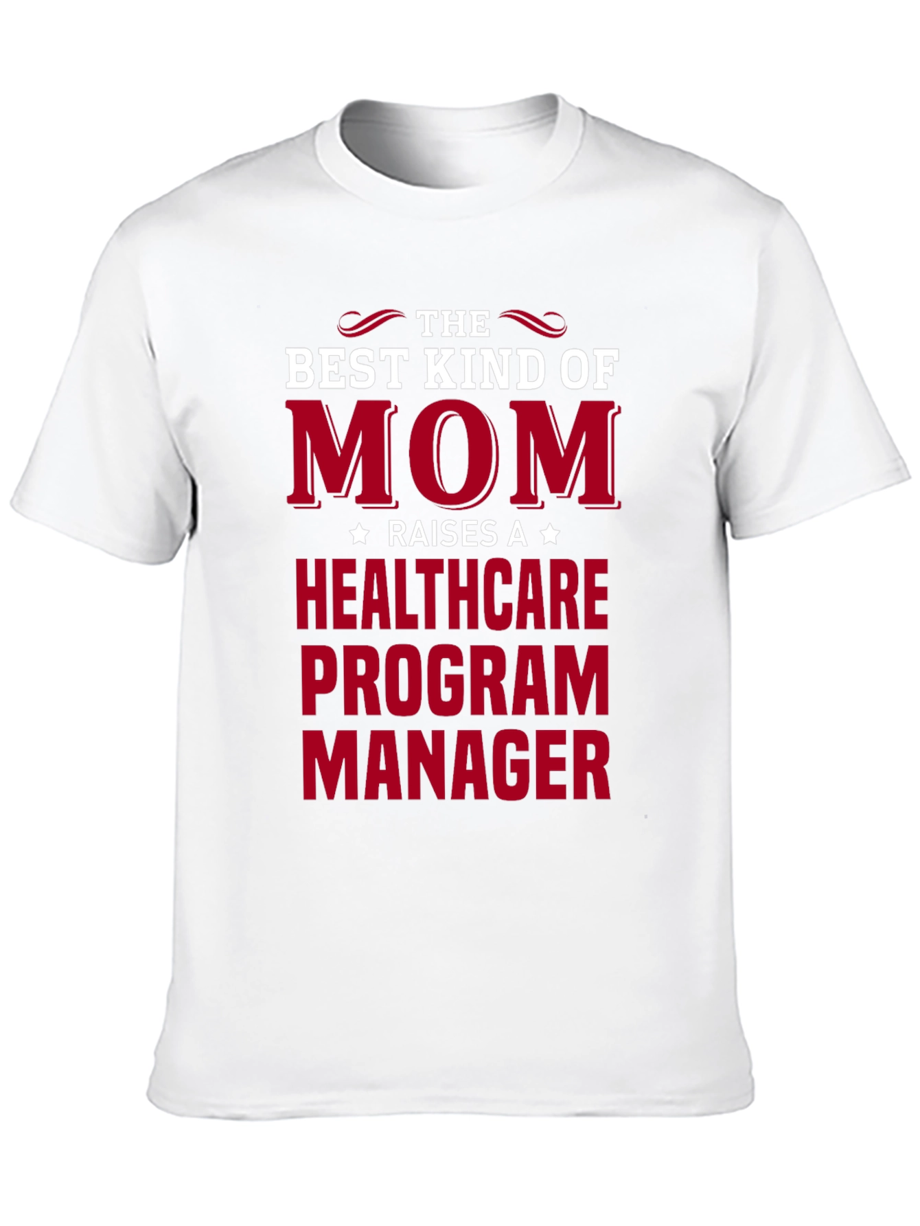 Black Best Mom Raises Healthcare Program Manager T-Shirt view 10
