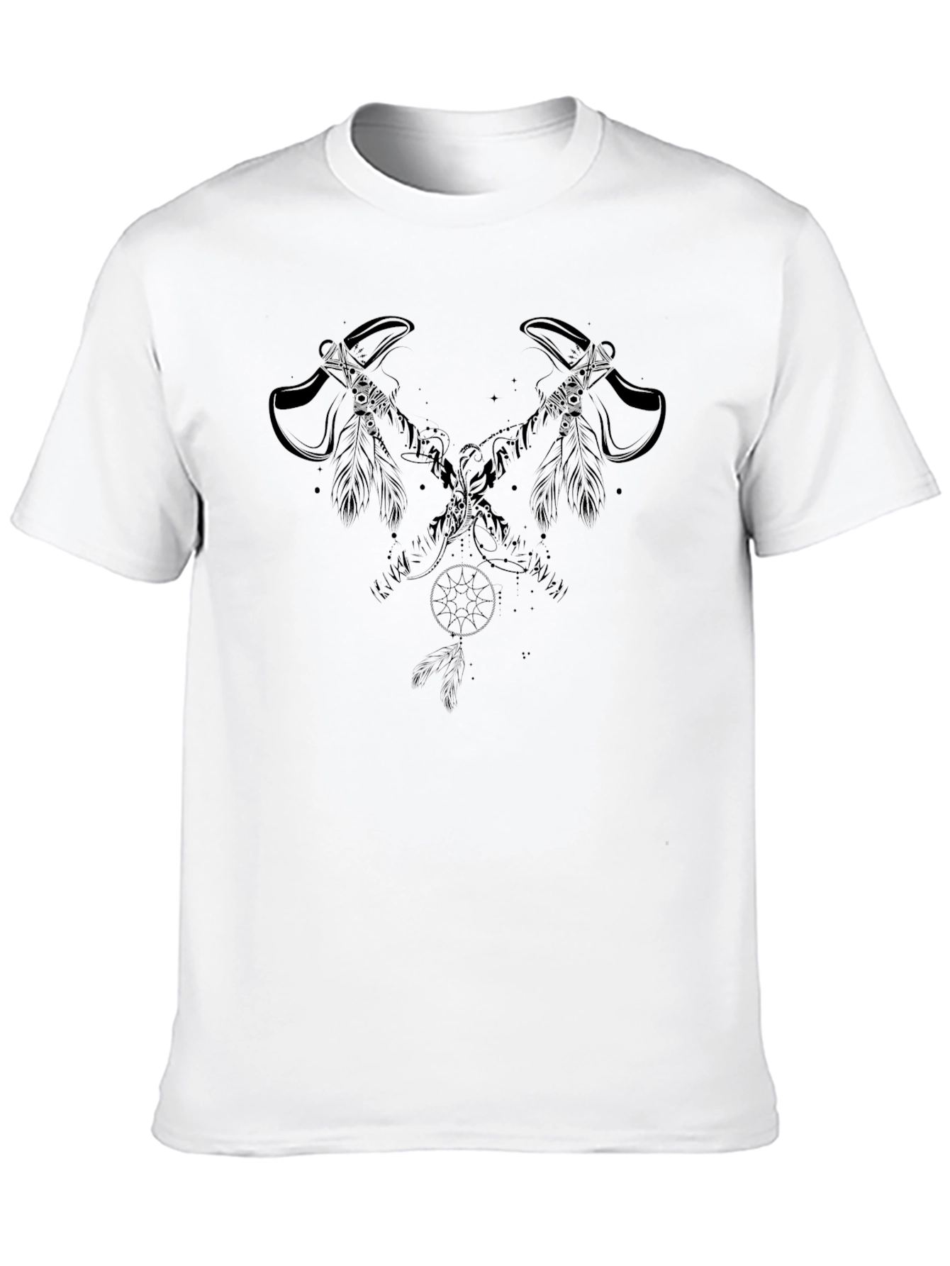 Black Axe Dreamcatcher Graphic Tee - Black view 10