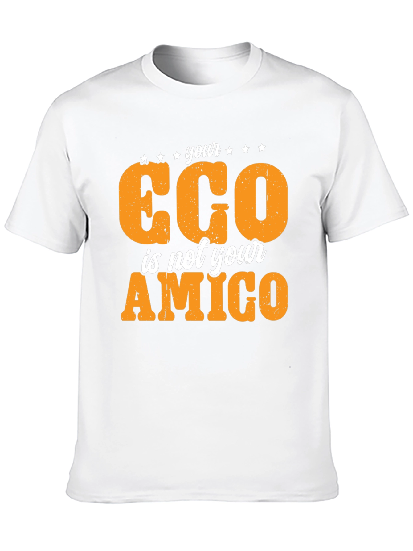 Black Your Ego Is Not Your Amigo Black T-Shirt view 10