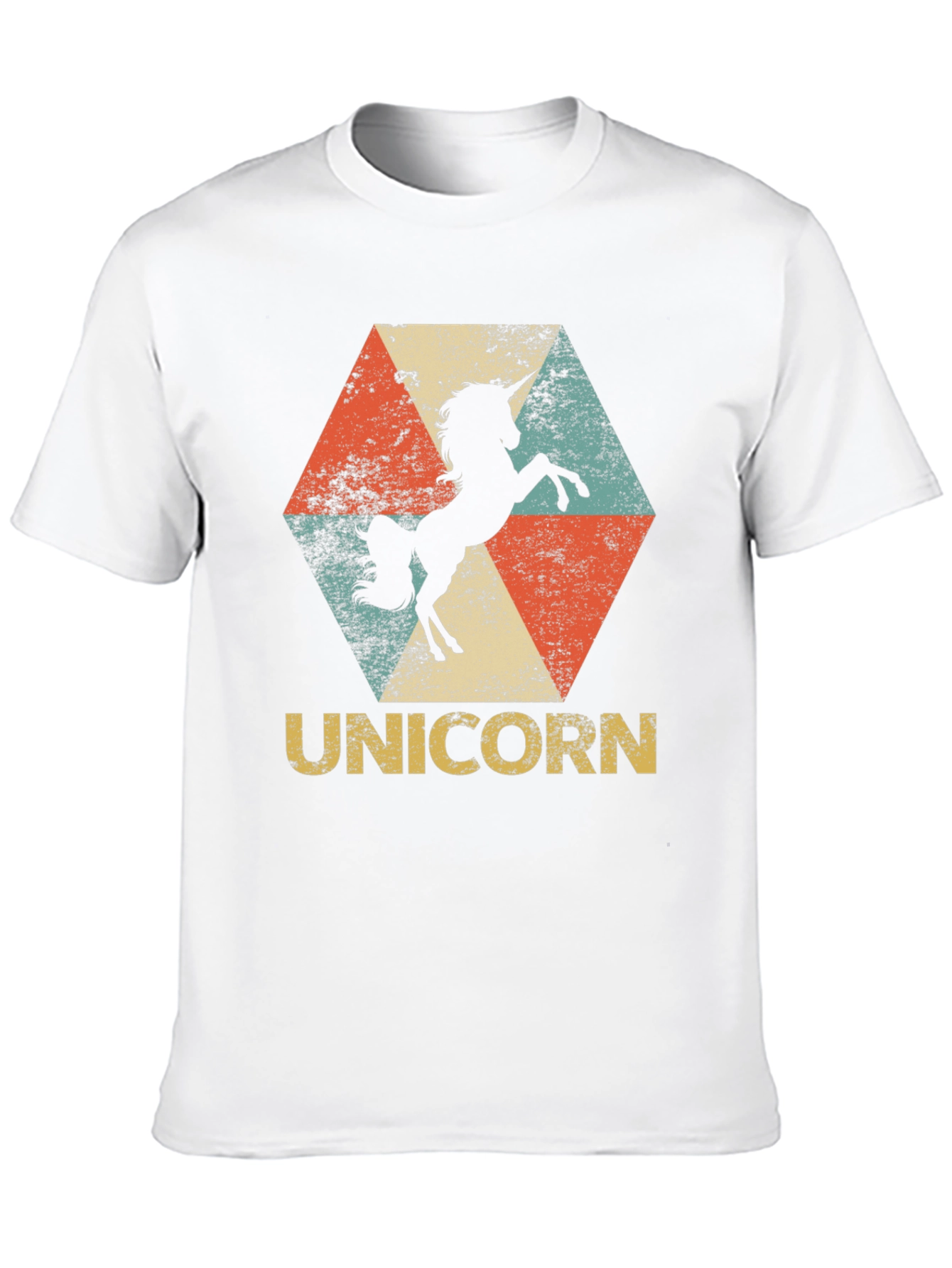 Black Retro Unicorn Graphic Tee view 10