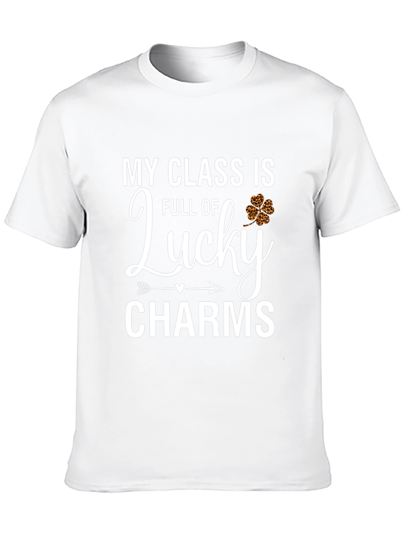 Black My Class is Full of Lucky Charms T-Shirt view 10