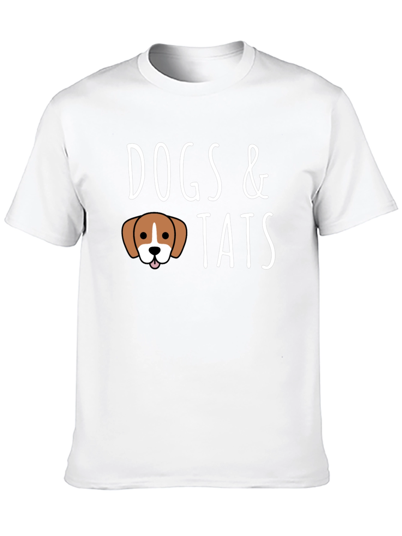 Black Dogs & Tats Graphic T-Shirt - Soft Cotton Crew Neck view 10