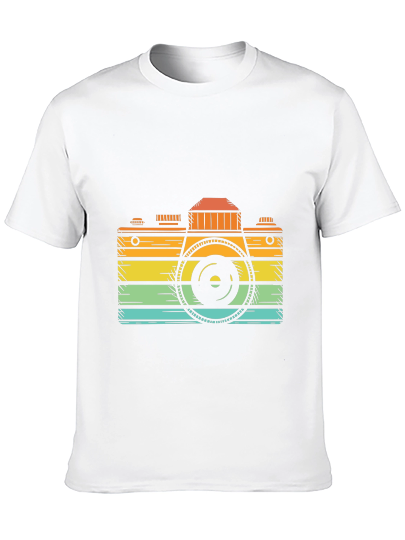 Black Retro Camera Graphic Tee - Classic Cool view 10
