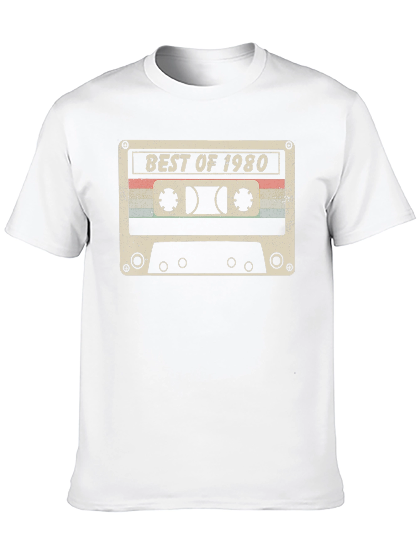 Black Best of 1980 Cassette Tape T-Shirt - Retro Style view 10