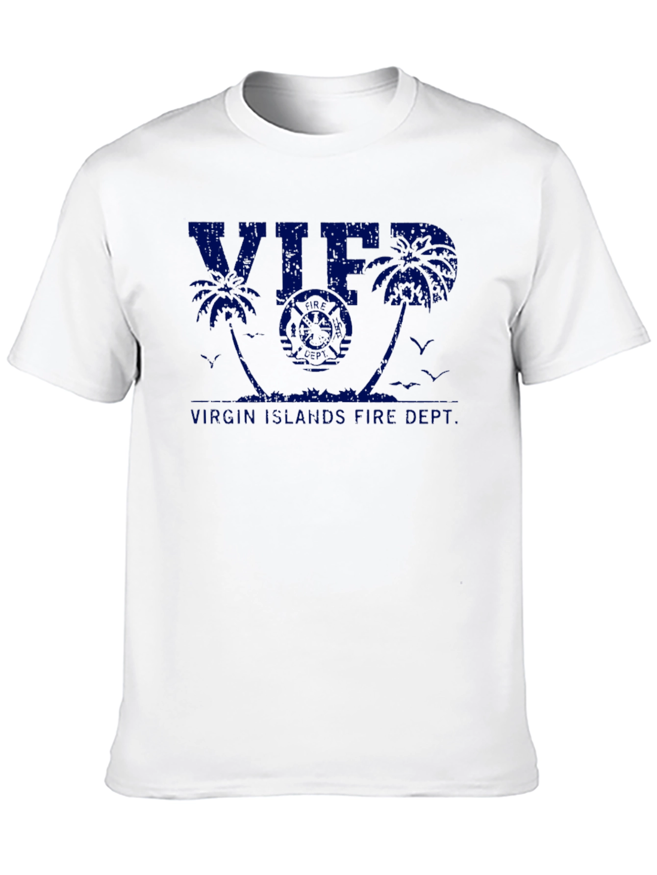 Virgin Islands Fire Dept. Black T-Shirt - 10