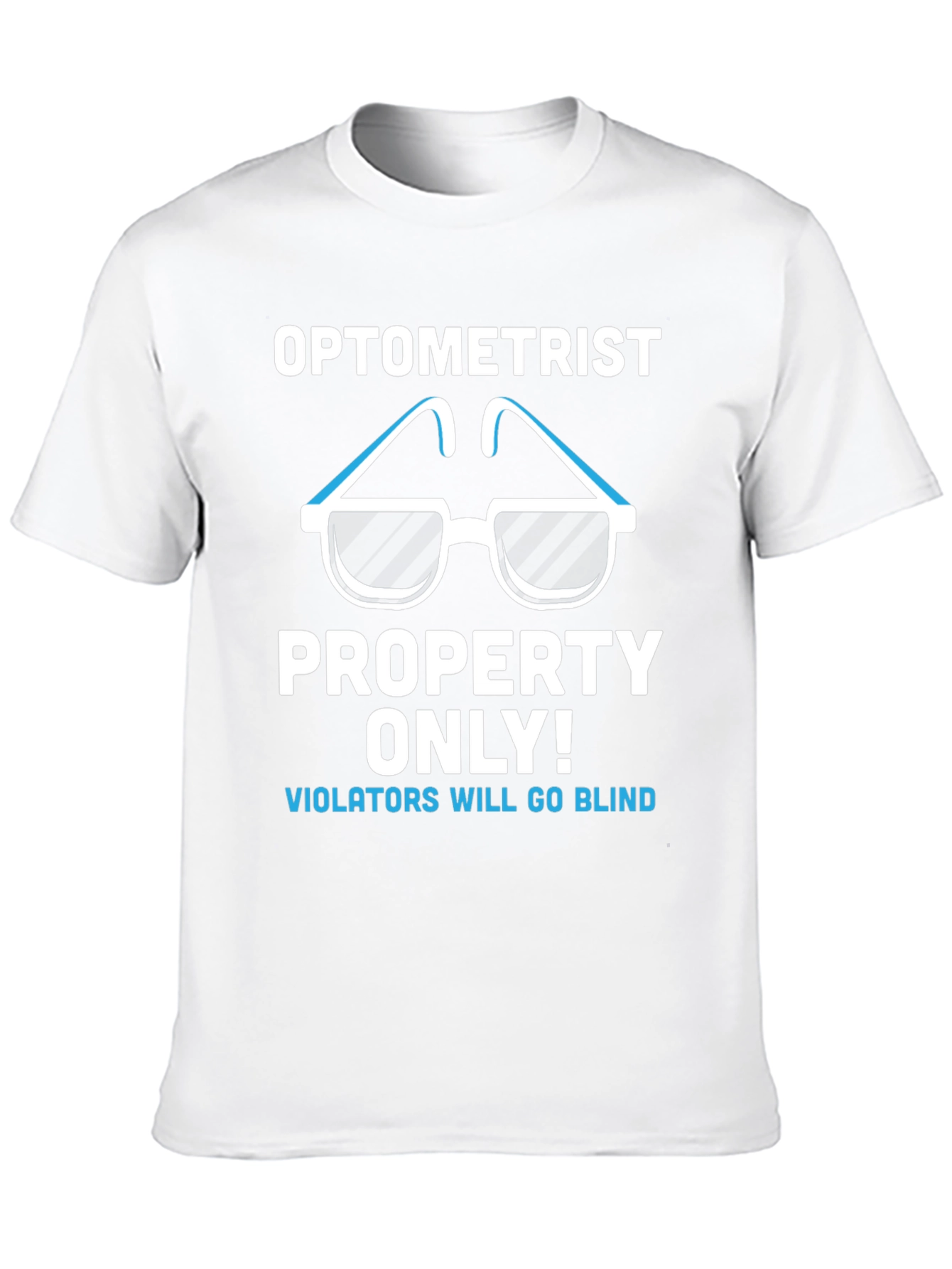 Black Optometrist Property T-Shirt Funny Eye Doctor Tee view 10