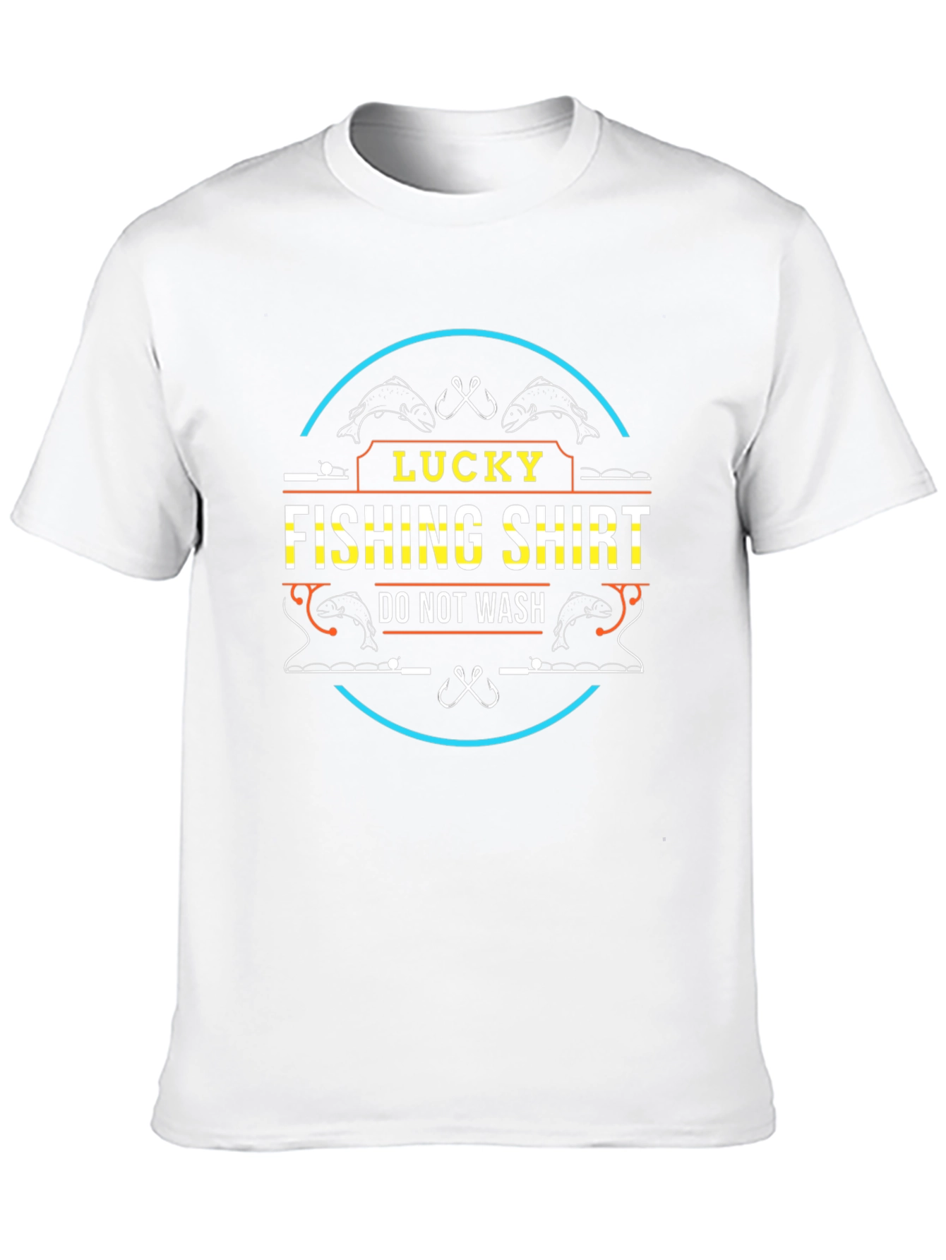 Black Lucky Fishing Shirt - Men's Graphic Tee view 10