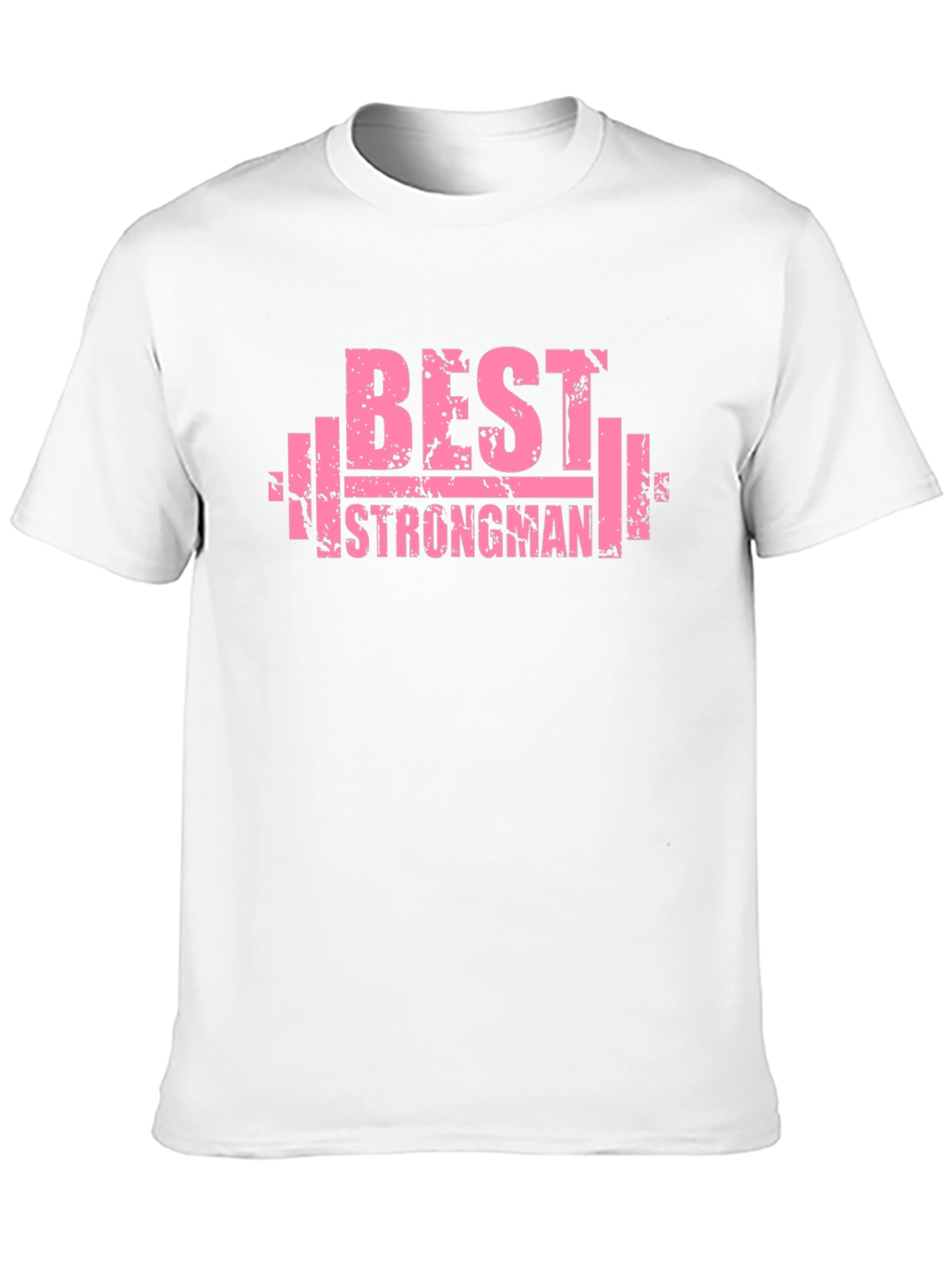 Black Best Strongman Black T-Shirt - Gym Workout Apparel view 10