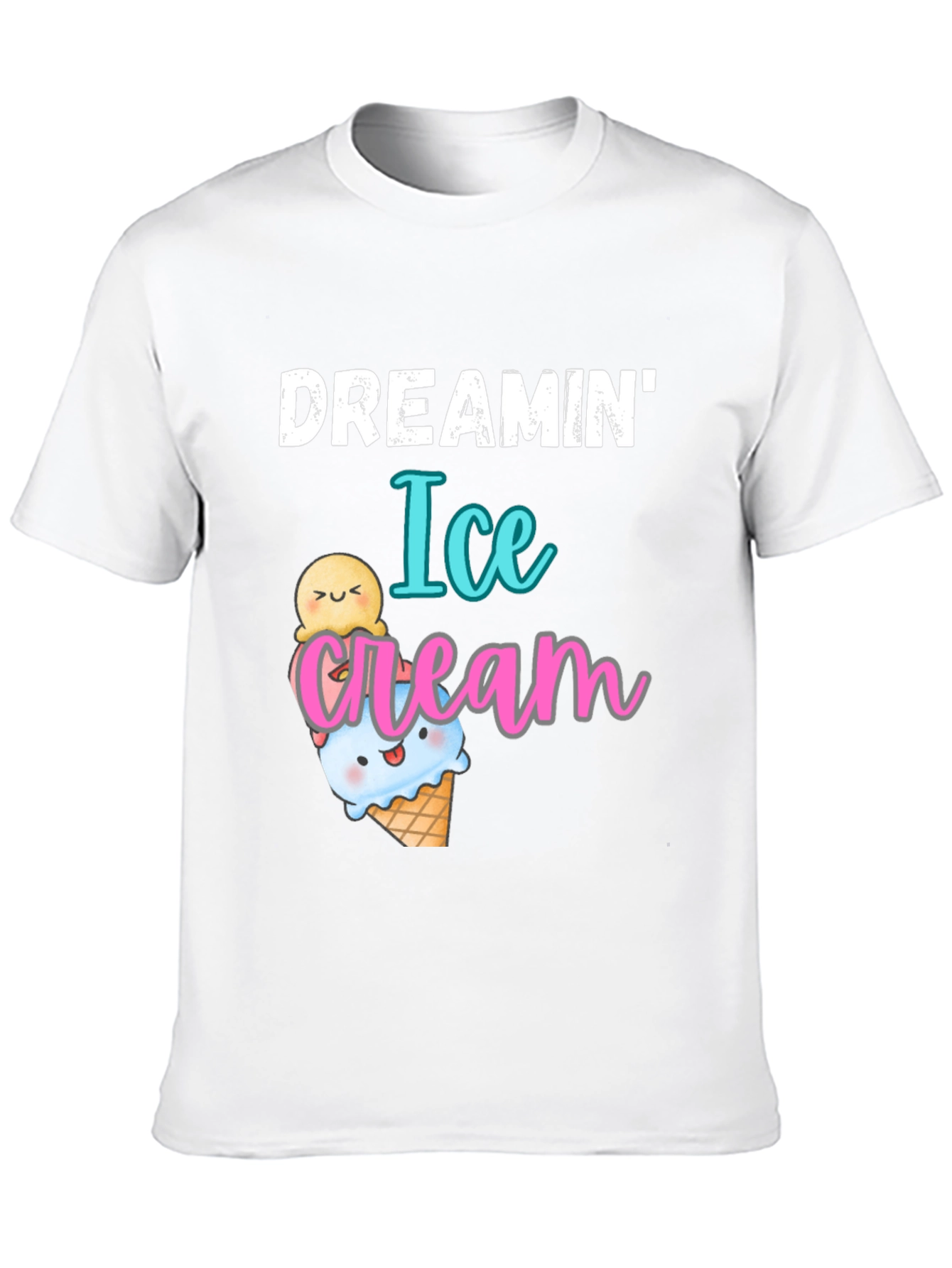 Black Dreamin' Ice Cream Graphic T-Shirt view 10