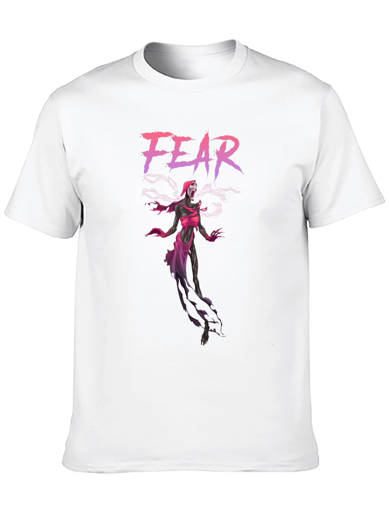 Black Fear Reaper Graphic T-Shirt - Black view 10