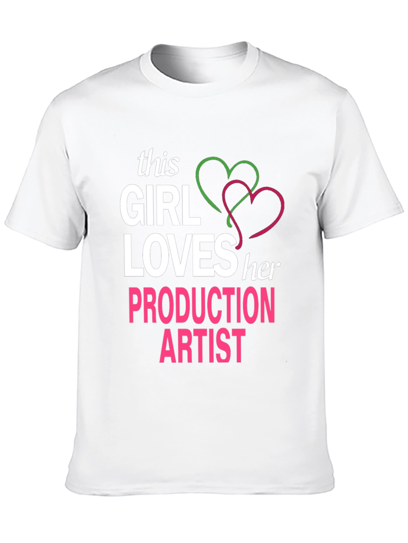 Black This Girl Loves Her Production Artist T-Shirt view 10