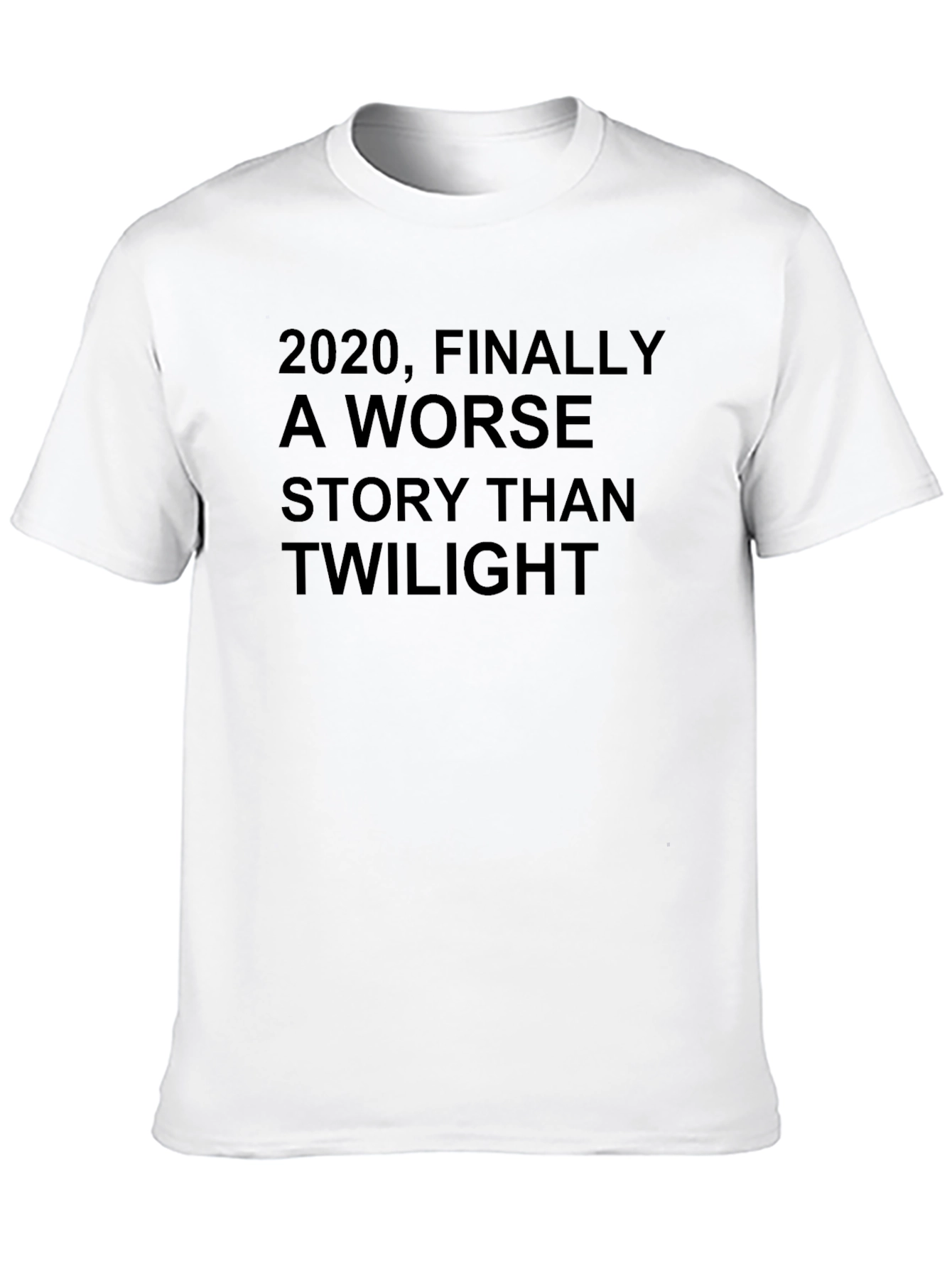Black Funny 2020 Worse Than Twilight Graphic T-Shirt view 10