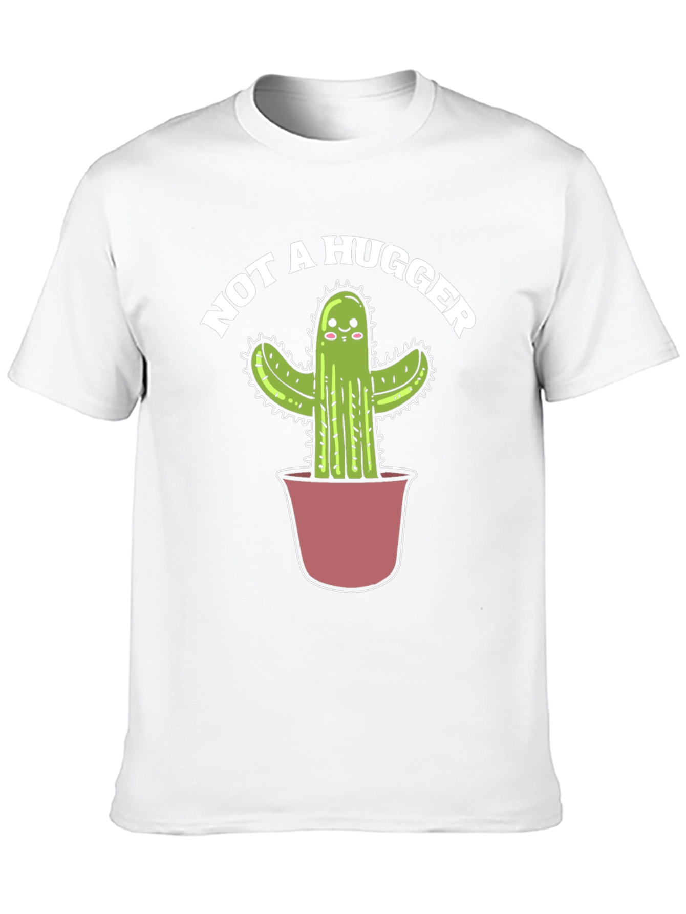 Black Not A Hugger Cactus Graphic Tee view 10