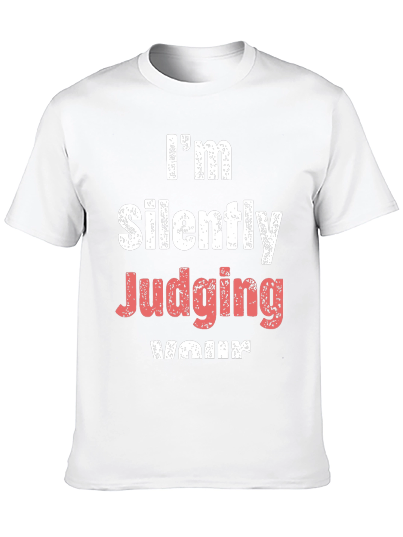 Black I'm Silently Judging Your T-Shirt view 10