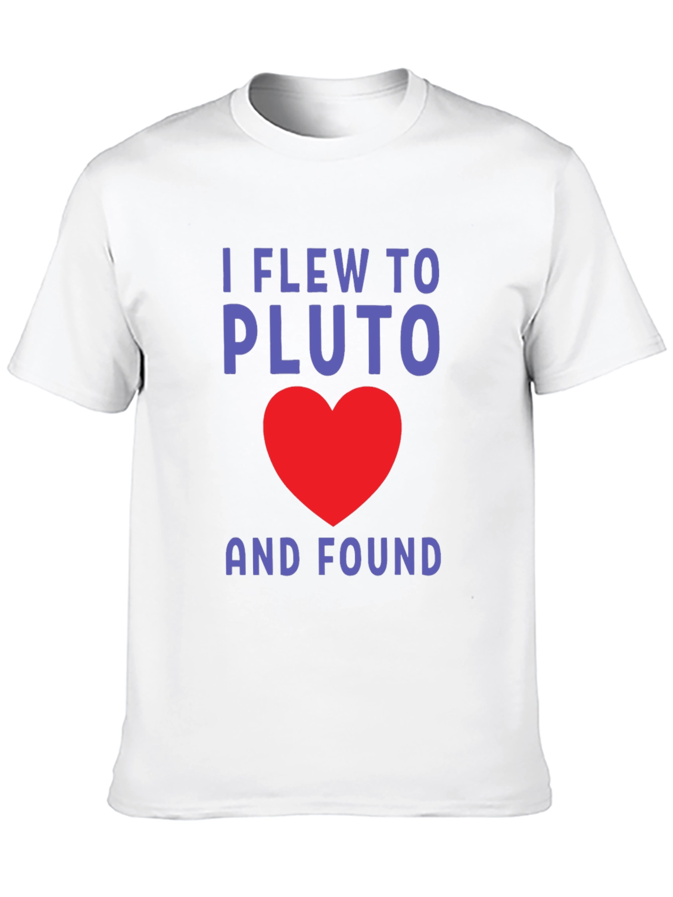 Black I Flew to Pluto and Found Love T-Shirt view 10