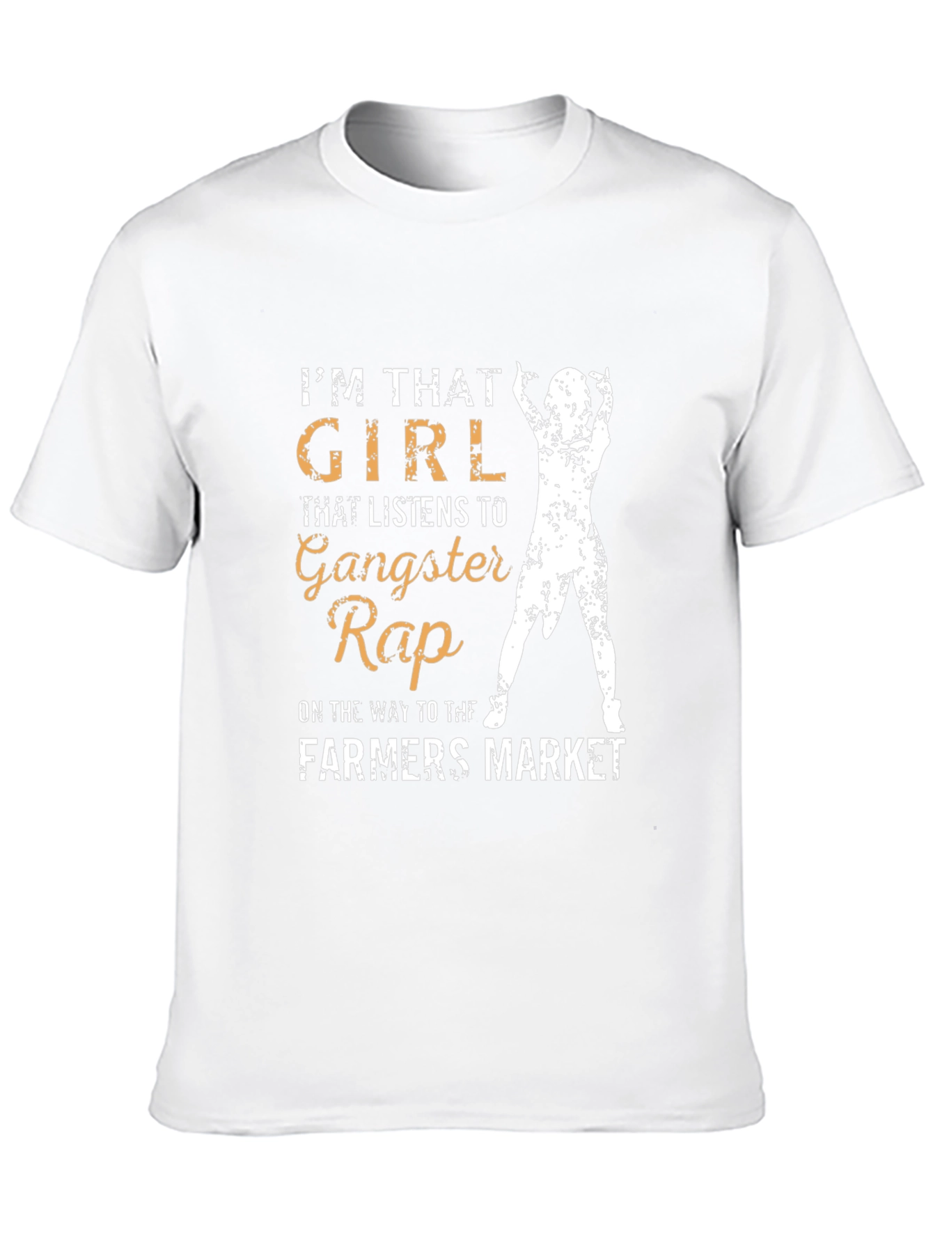 Black Gangster Rap Farmer's Market T-Shirt view 10