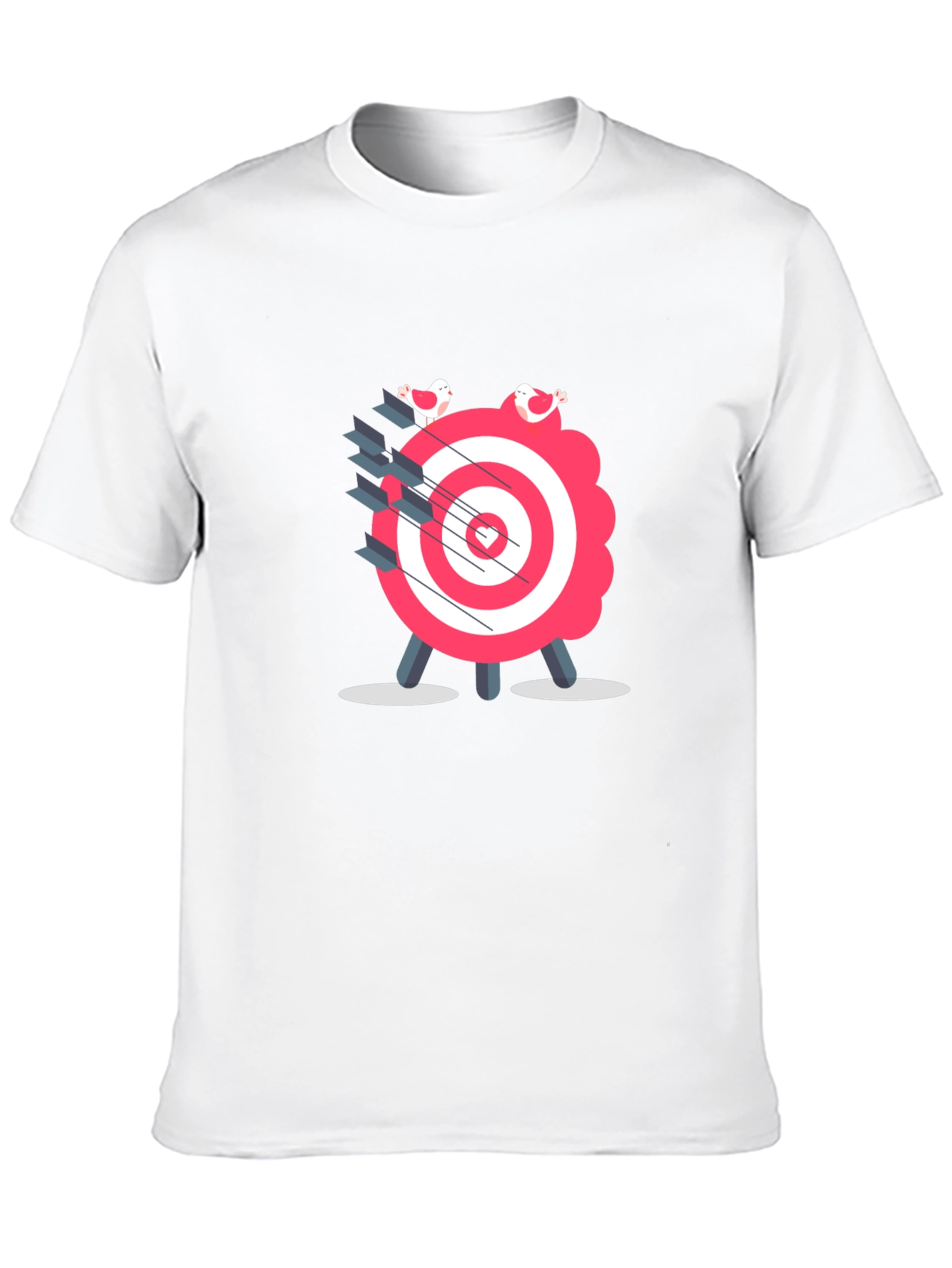 Black Target Practice Graphic Tee - Black Cotton Shirt view 10