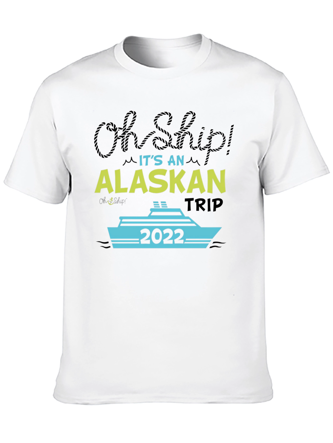 Black Alaskan Trip 2022 Graphic T-Shirt view 10