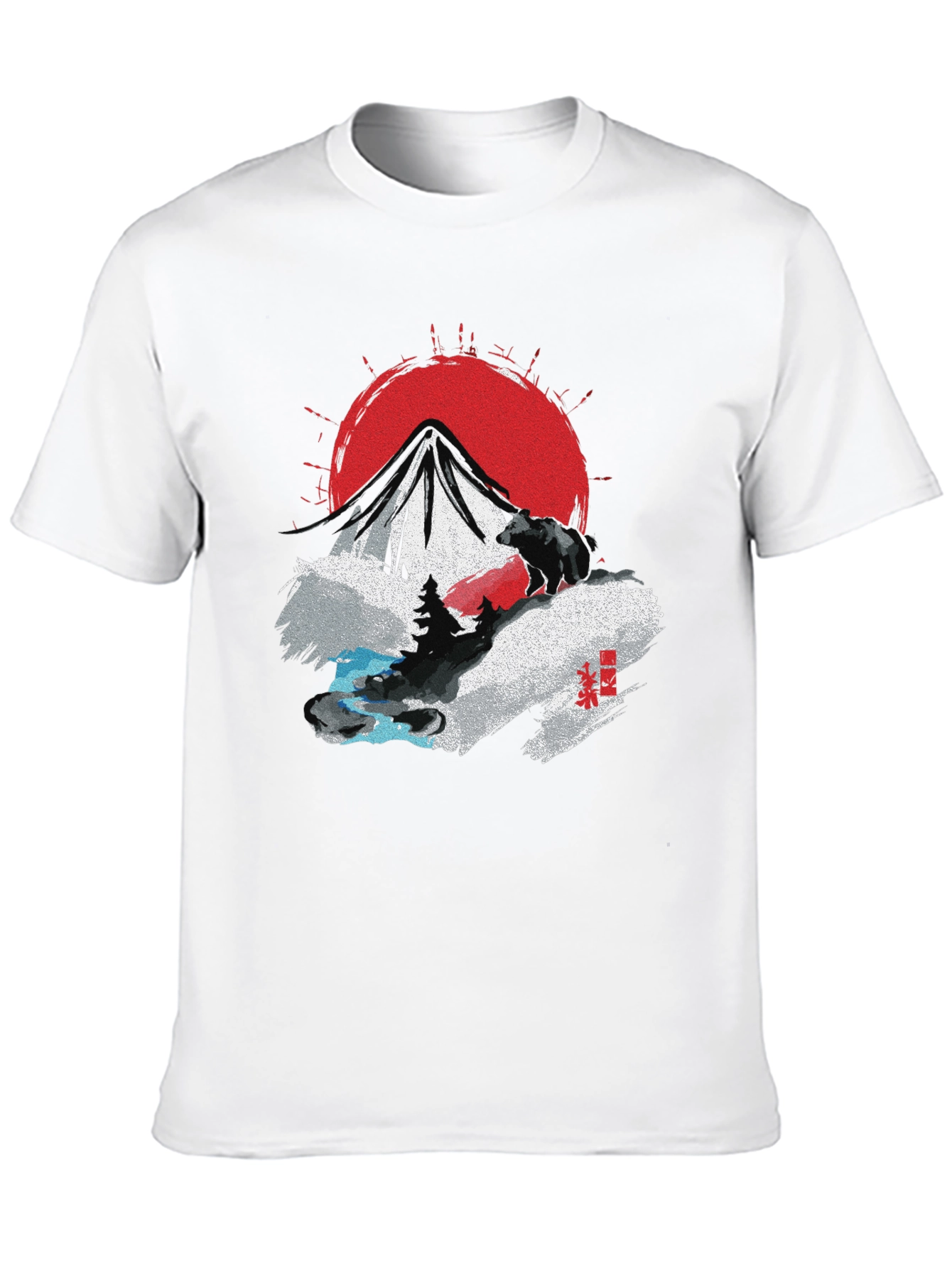 Black Mountain Bear Graphic T-Shirt view 10