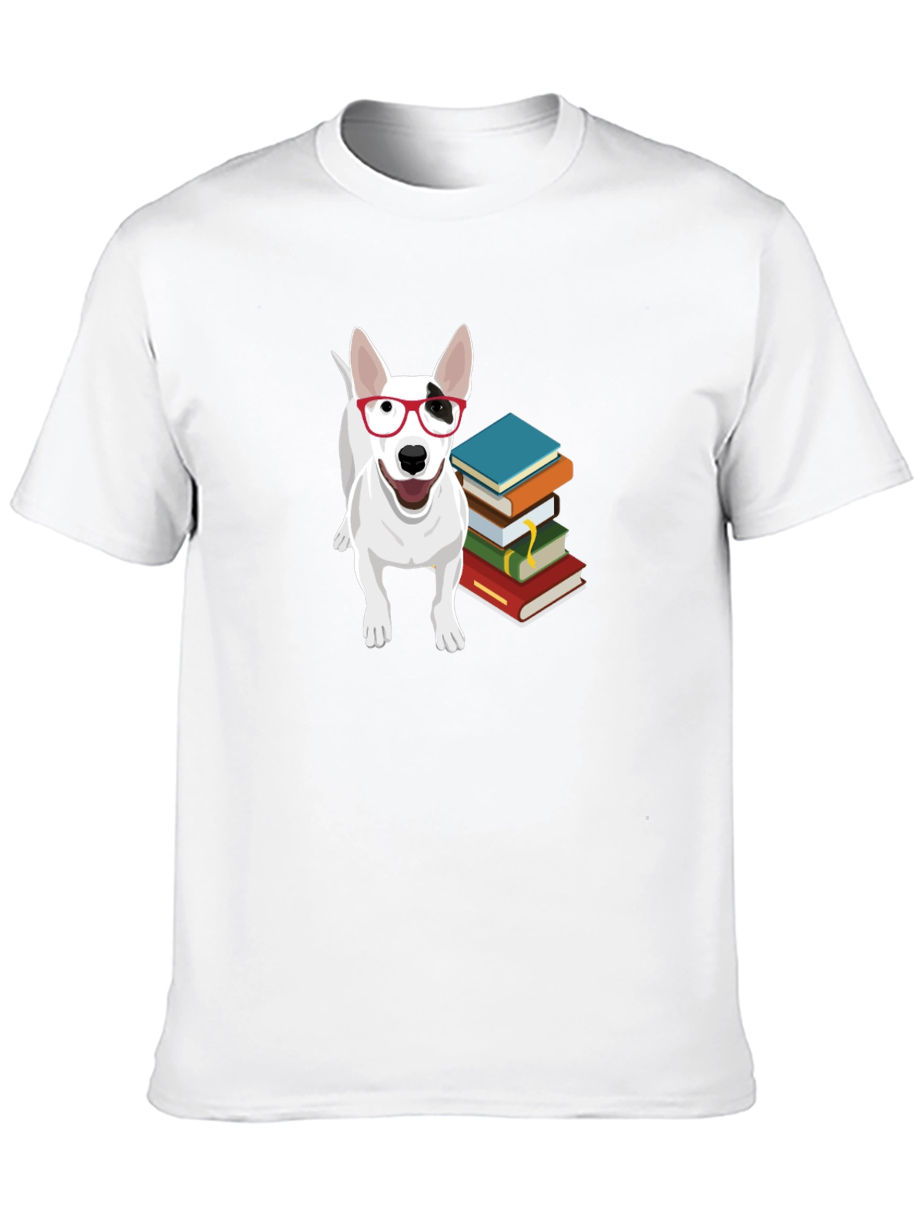 Black Dog with Glasses T-Shirt view 10