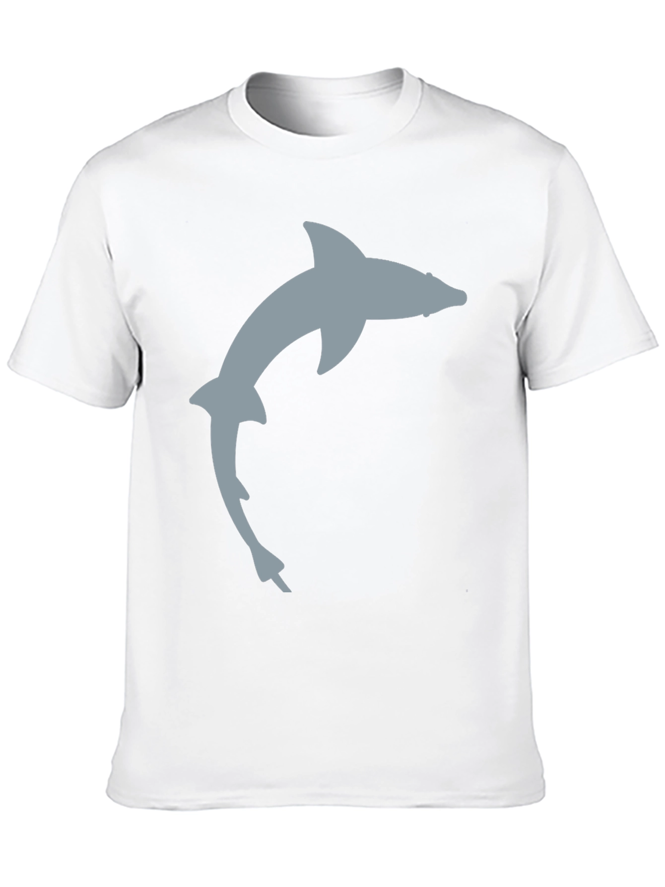 Black Dolphin Graphic Tee - Casual Black T-Shirt view 10