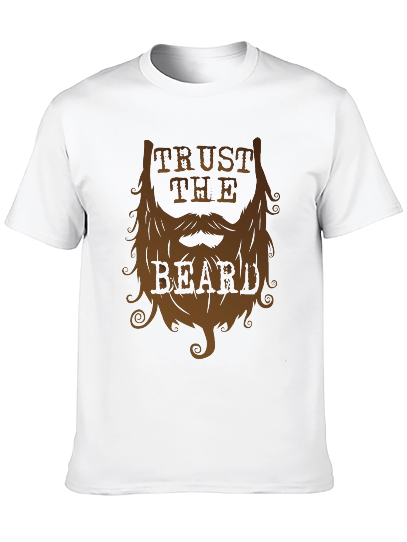 Black Trust the Beard Graphic Tee - Black view 10