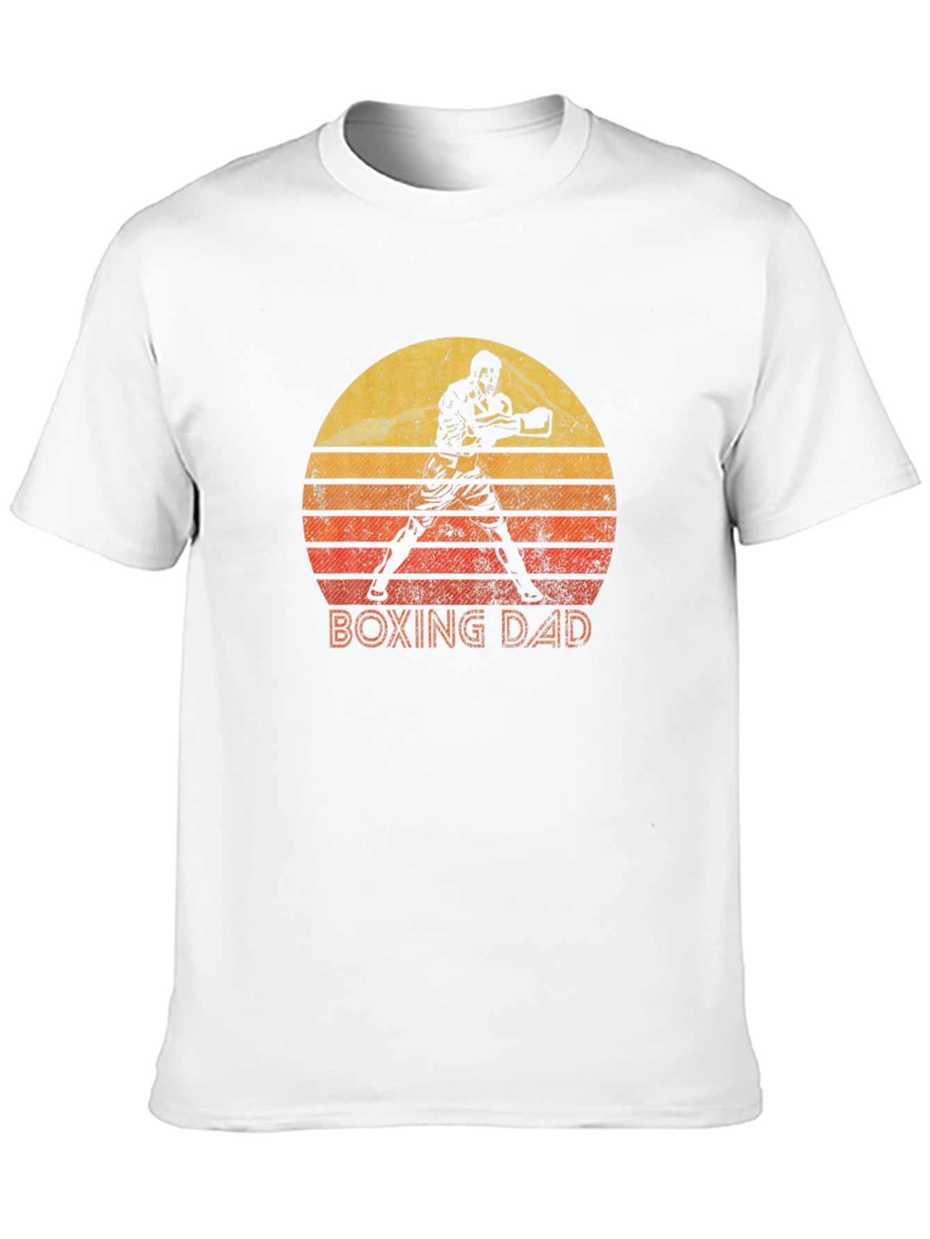 Black Boxing Dad T-Shirt view 10