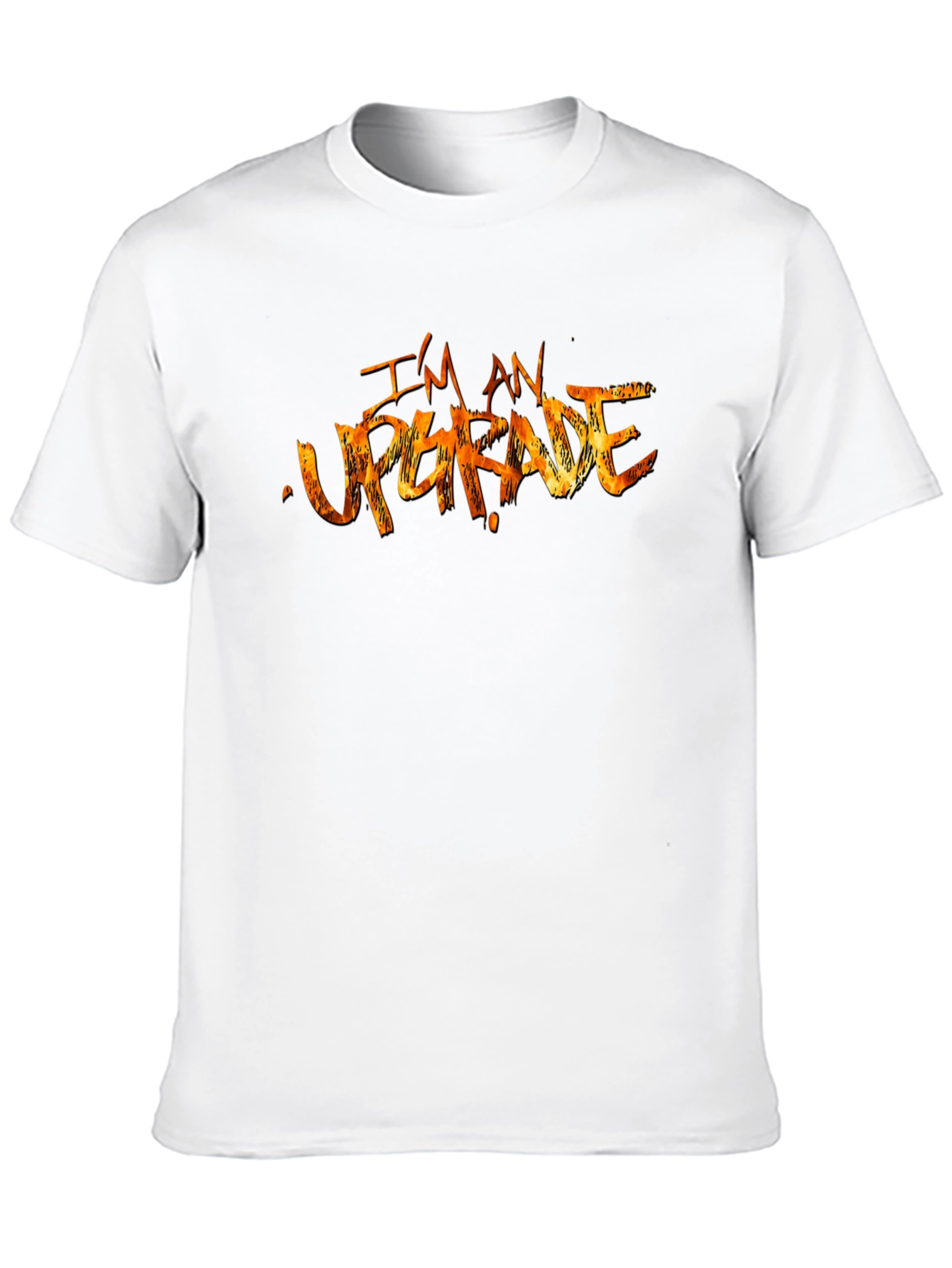Black I'm an Upgrade Graphic Black T-Shirt view 10