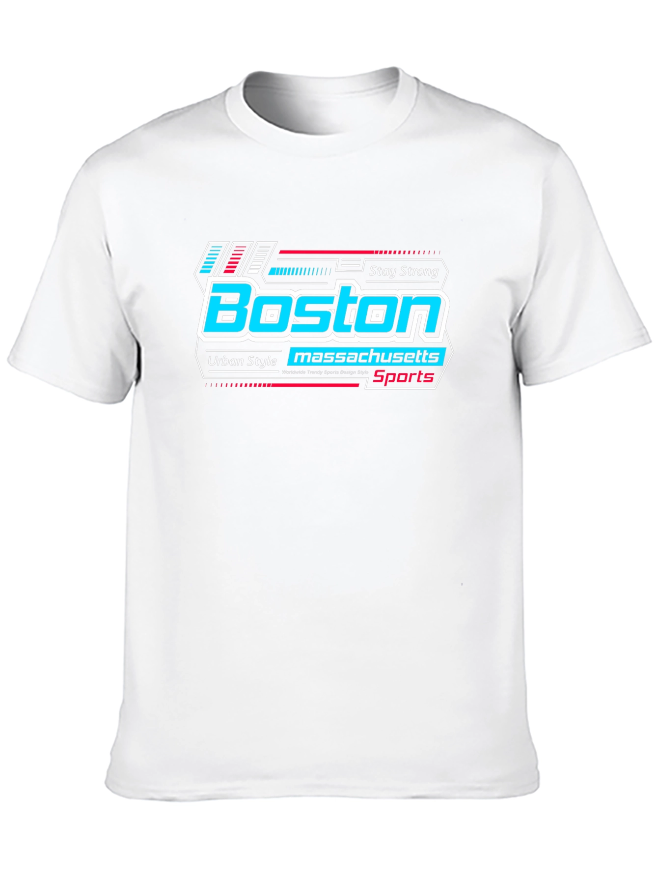 Black Boston Urban Style Graphic Tee view 10