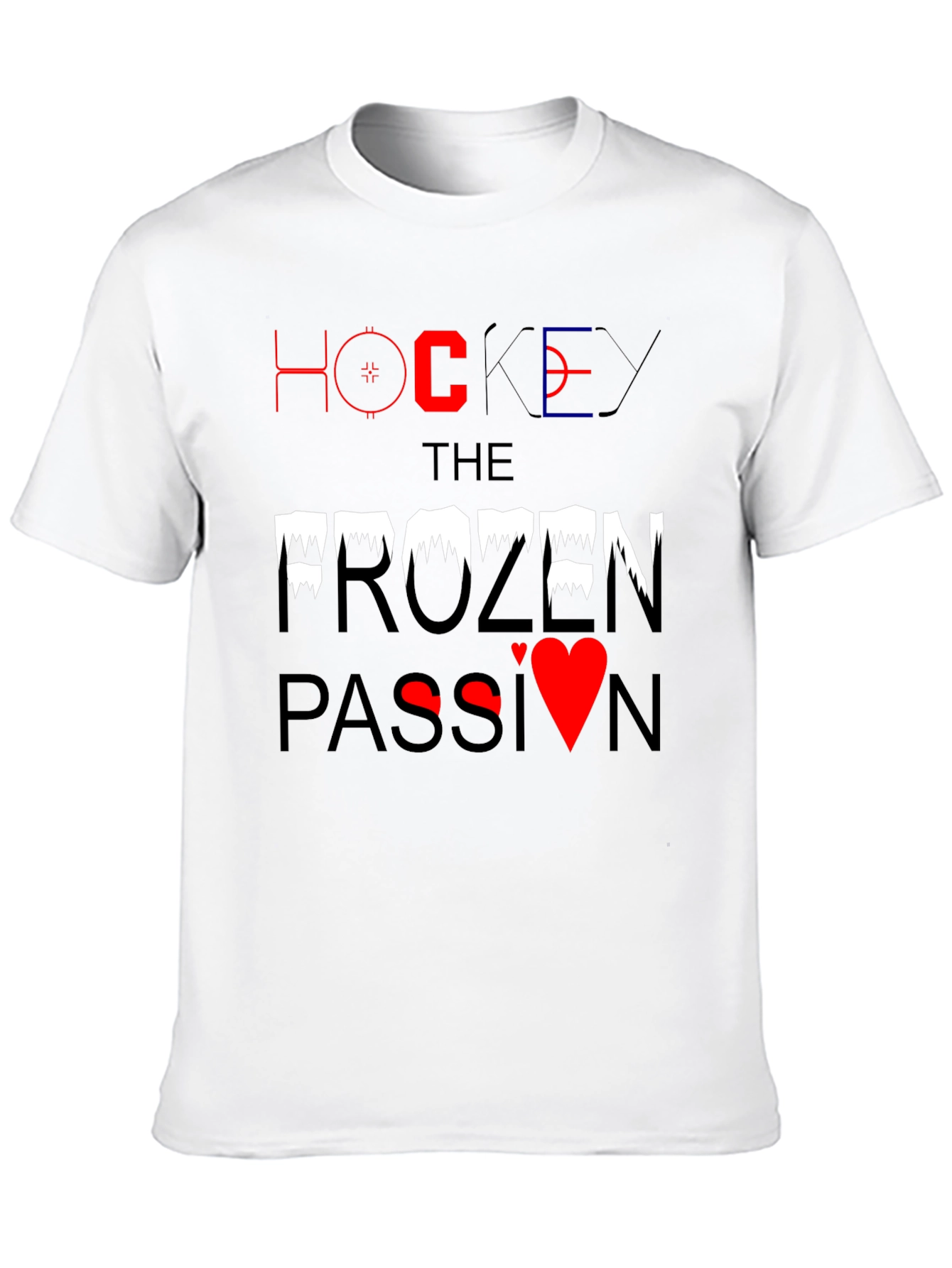 Black Hockey Frozen Passion T-Shirt view 10