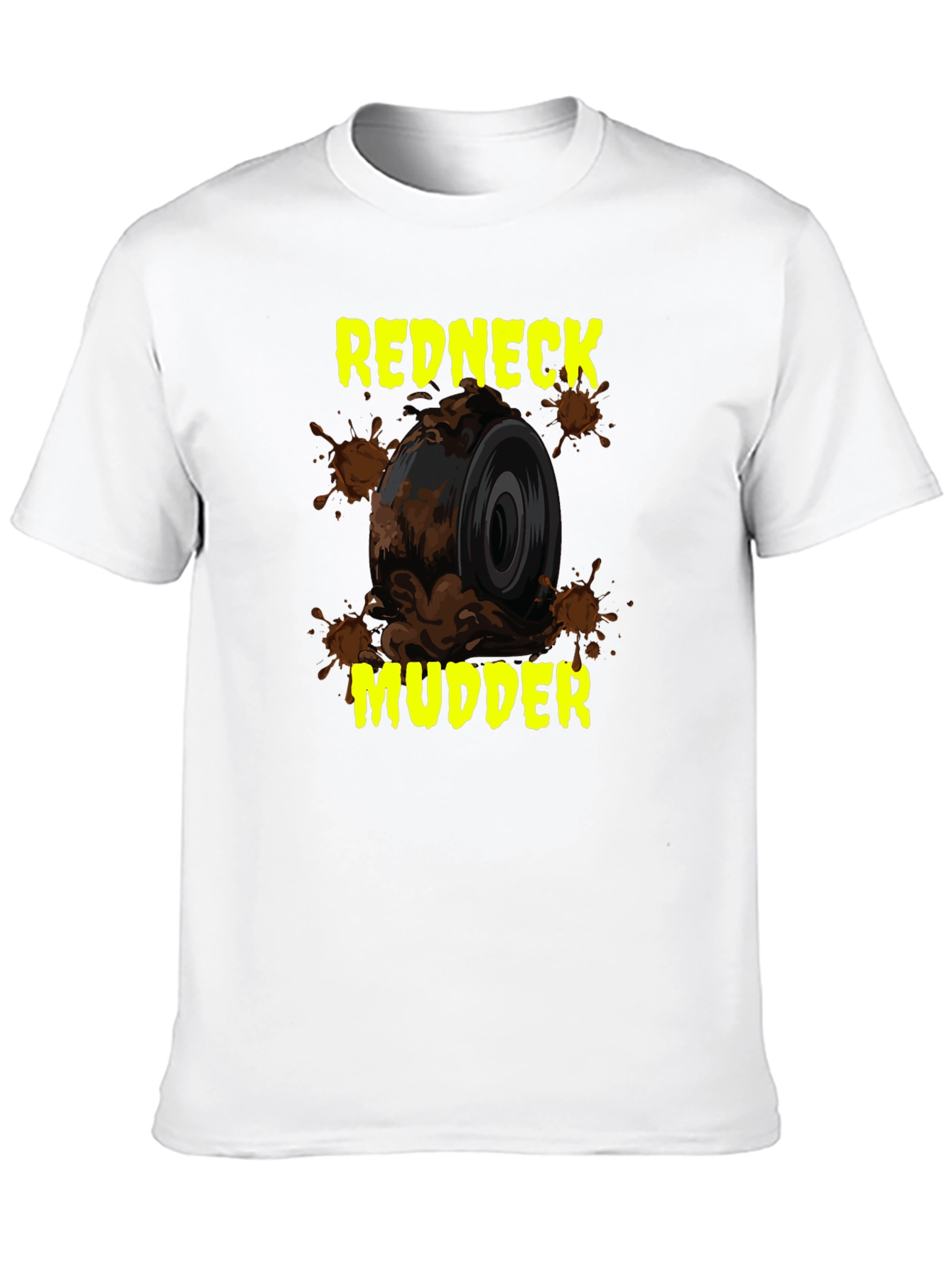 Black Redneck Mudder Graphic Tee view 10