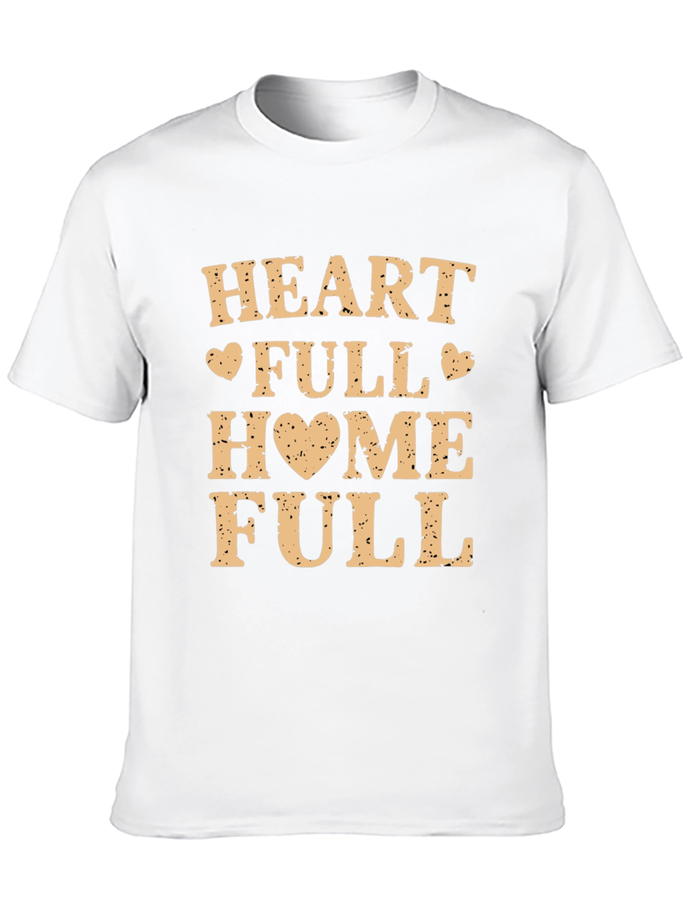 Black Heart Full Home Full Graphic T-Shirt view 10