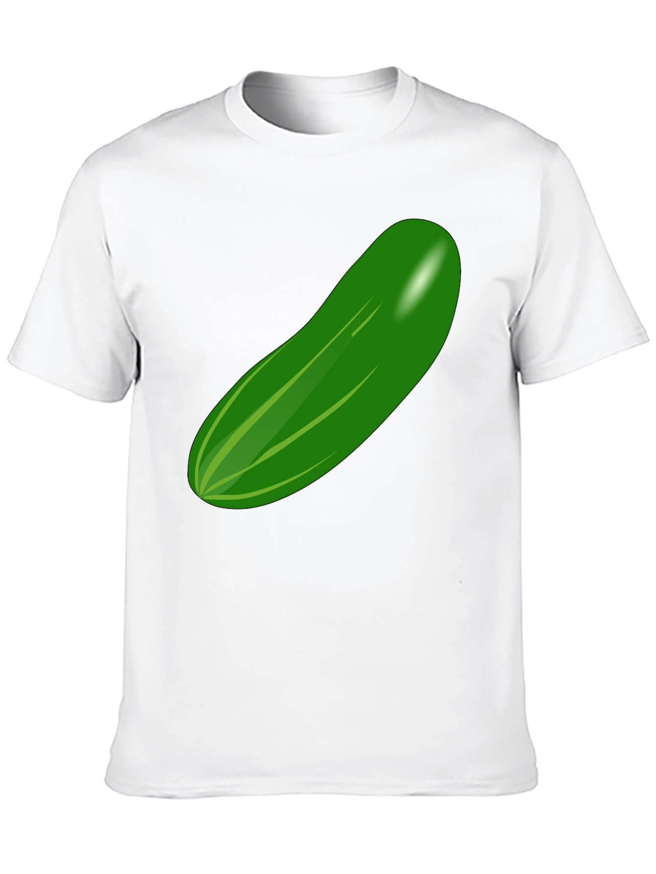 Black Cucumber Graphic T-Shirt - Quirky and Fun Design view 10