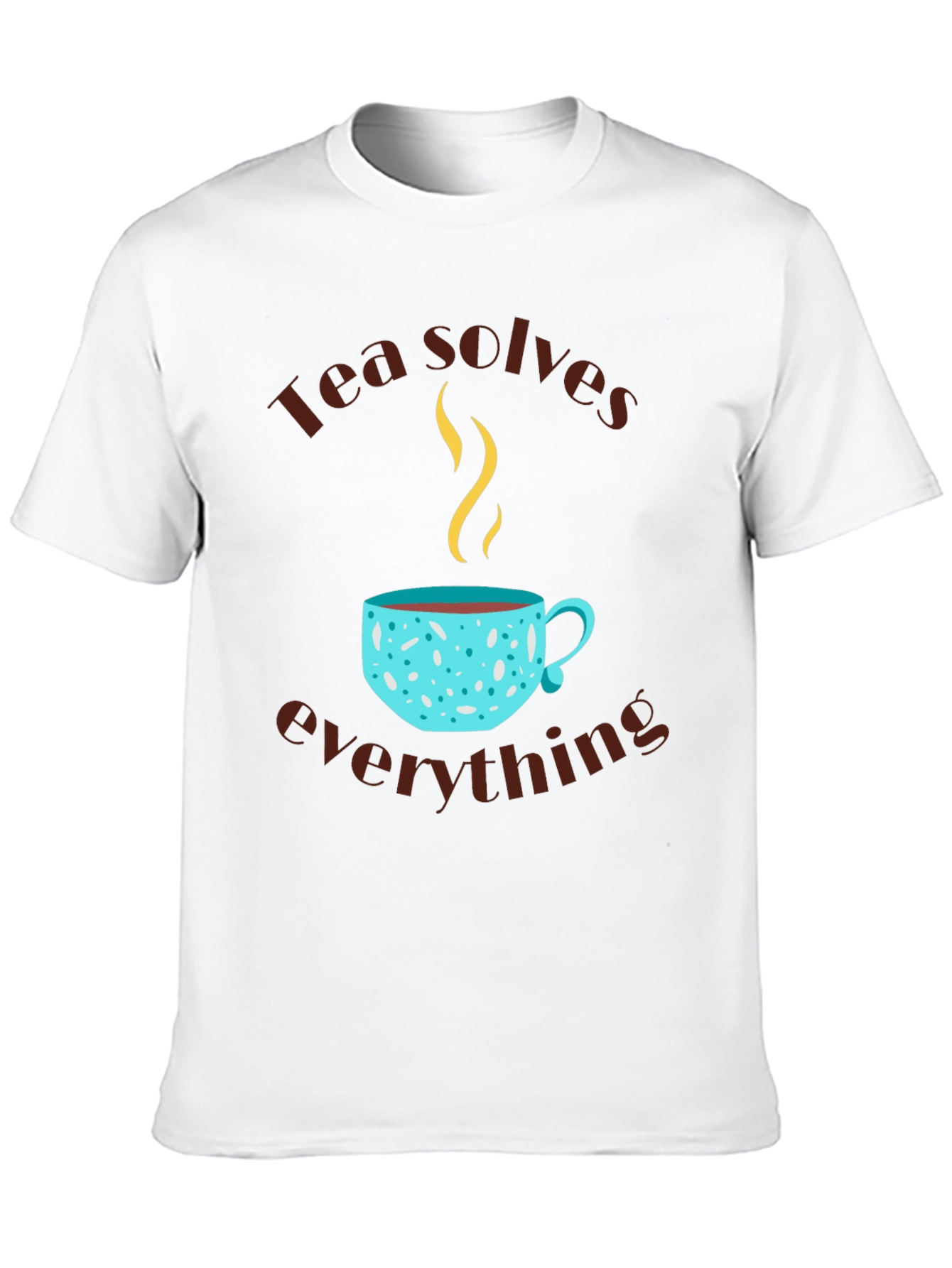 Black Tea Solves Everything Graphic T-Shirt view 10