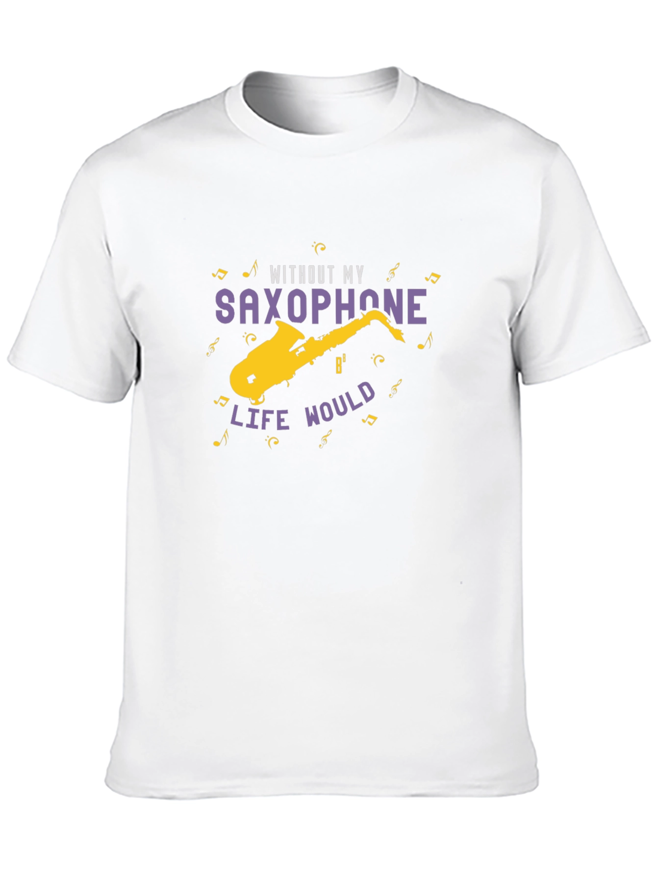 Black Saxophone Lover's T-Shirt view 10