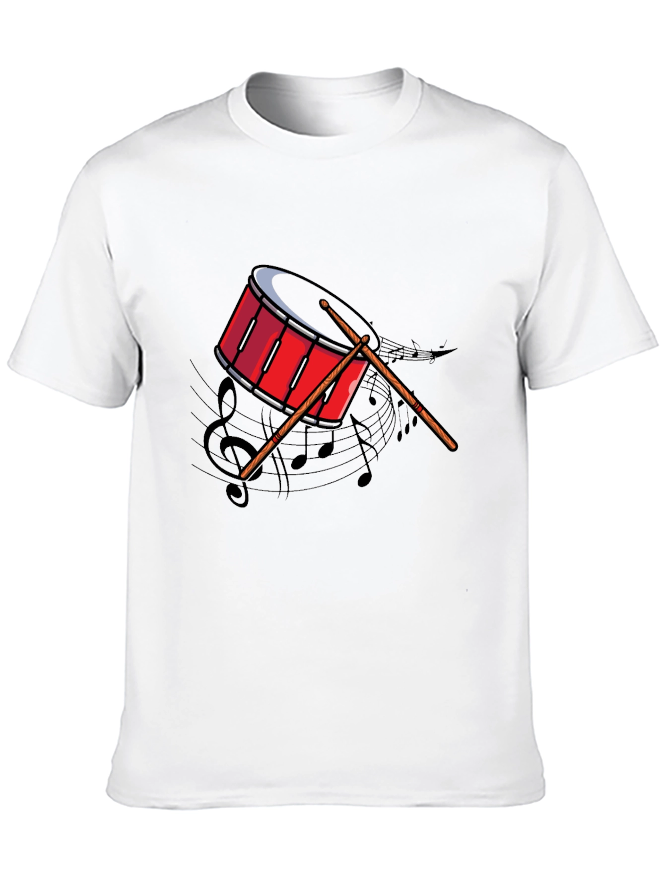 Drum Graphic Tee - Music Lover's T-Shirt - 10