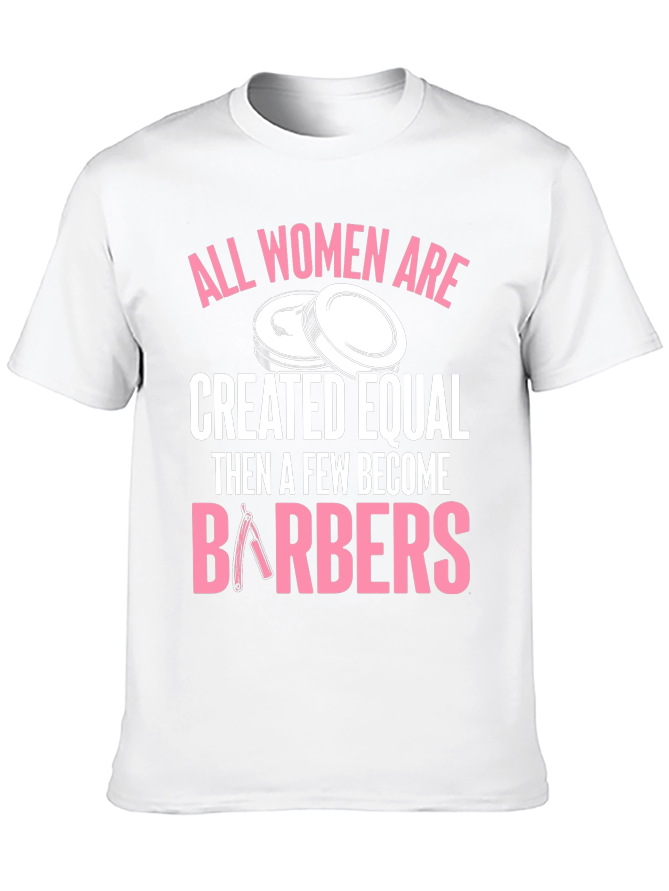 Black Barber Women's T-Shirt - Created Equal Design view 10