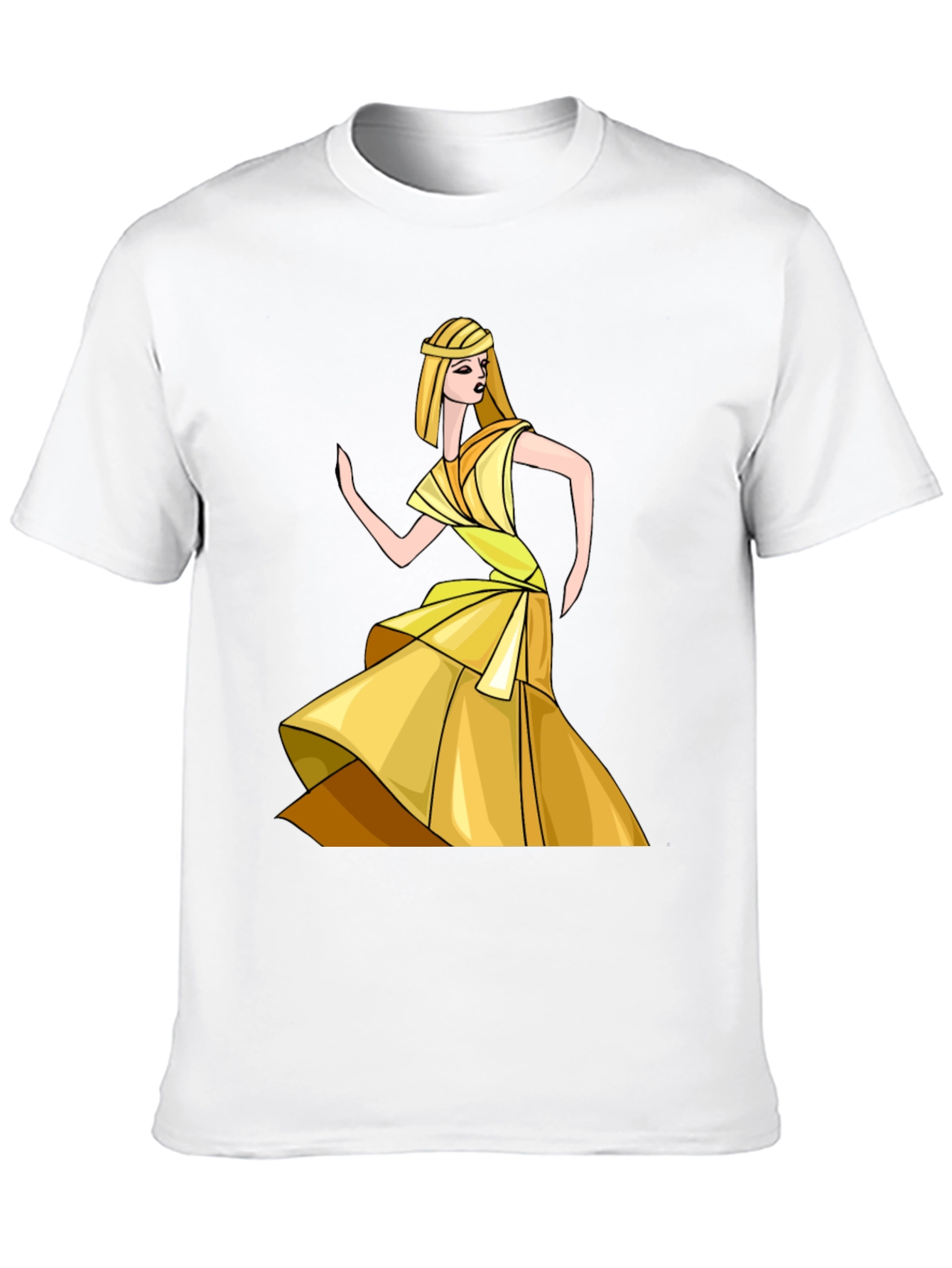 Black Egyptian Queen Graphic Tee - Stylish Black T-Shirt view 10