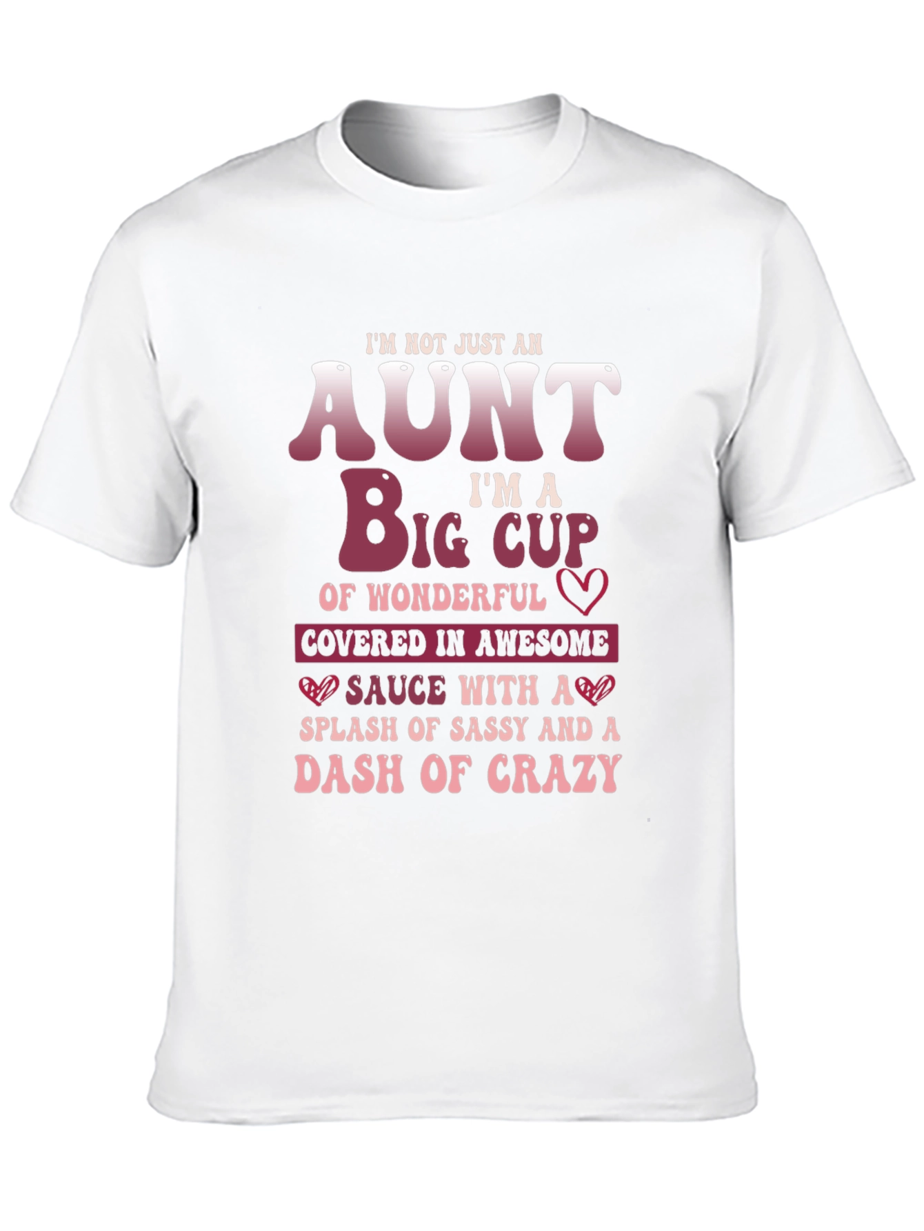Black I'm Not Just An Aunt Funny T-Shirt view 10