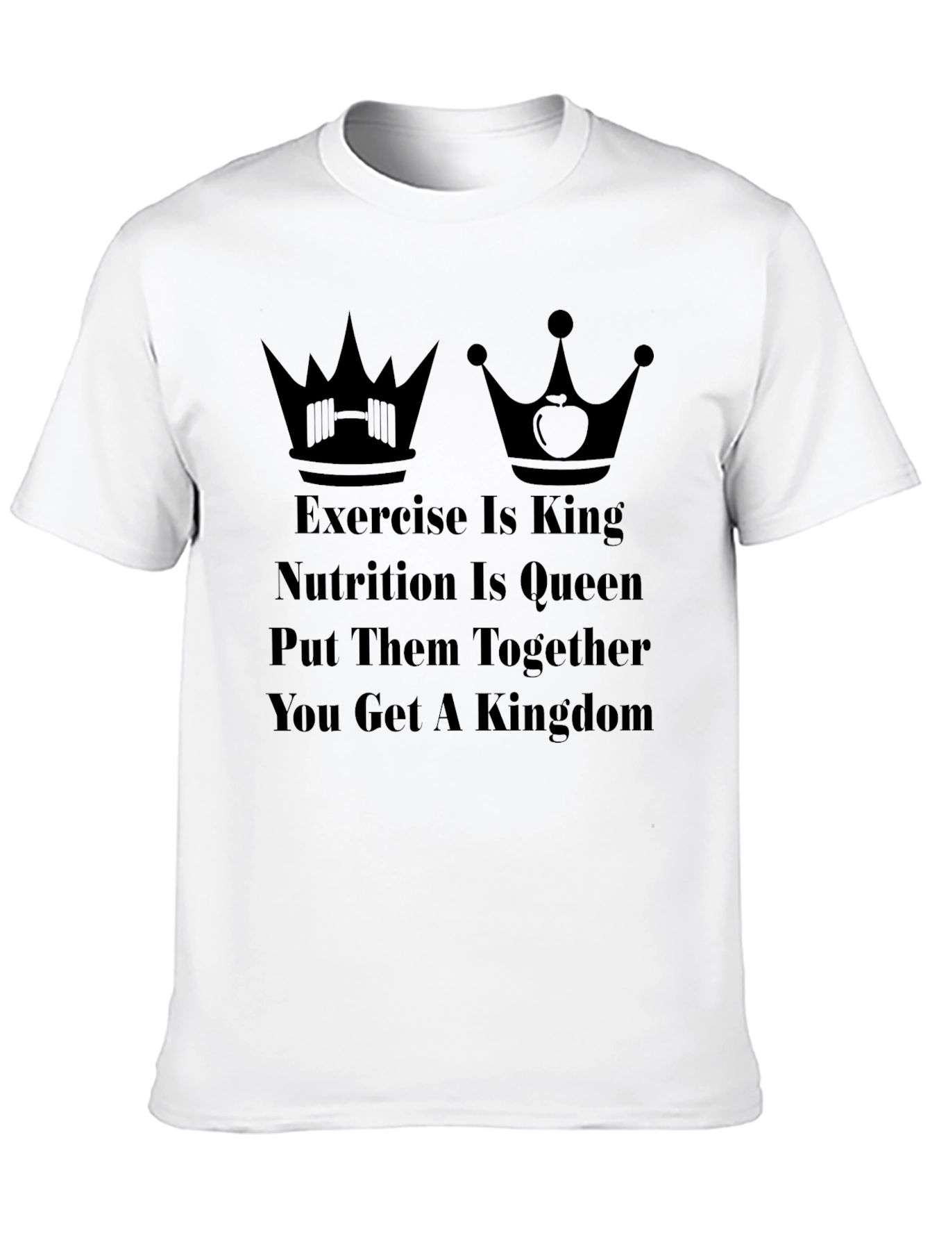 Black Exercise & Nutrition Kingdom T-Shirt view 10